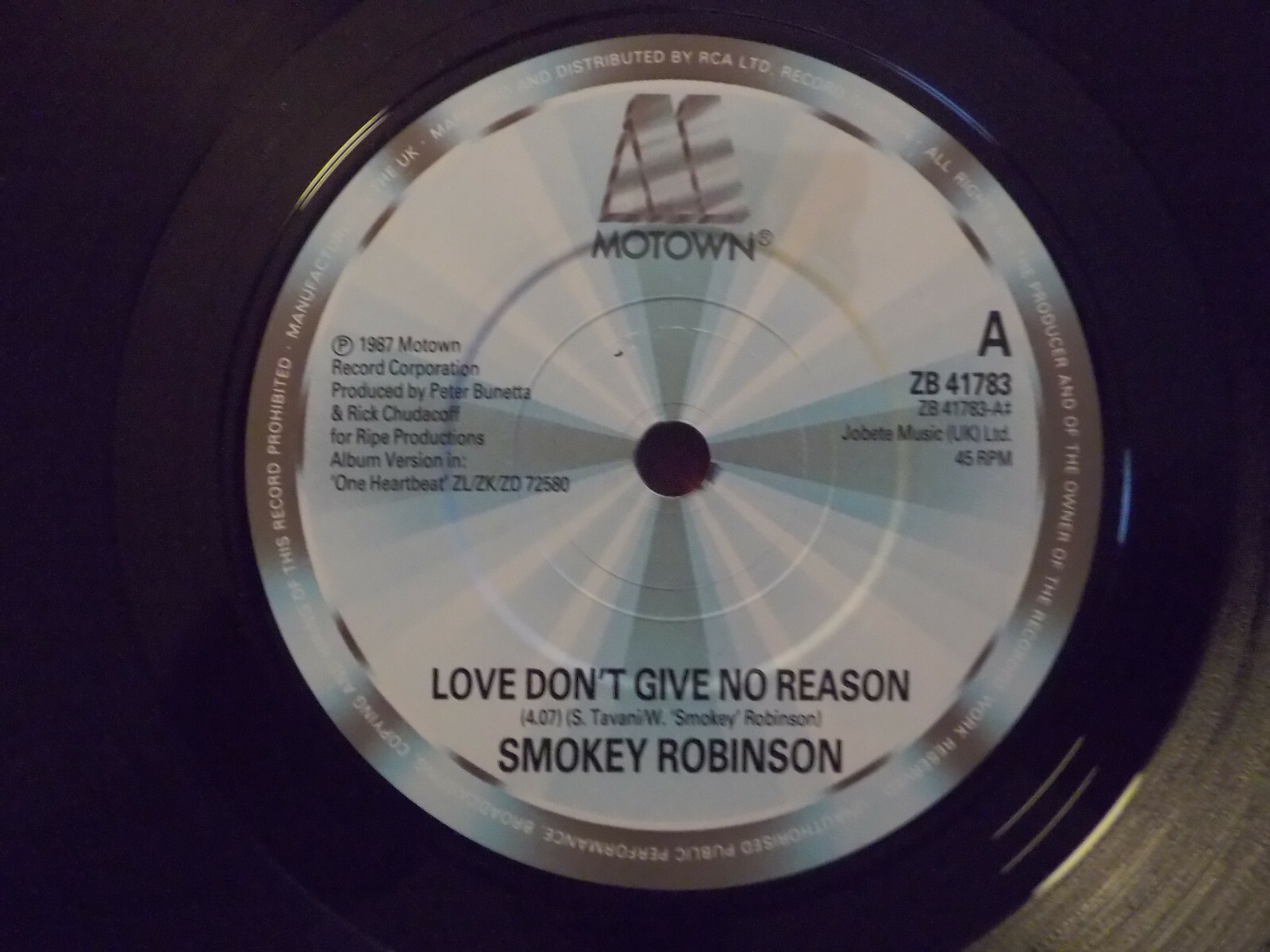 Smokey Robinson – Love don´t give no reason / Love don´t give no reason (Radio Mix)
