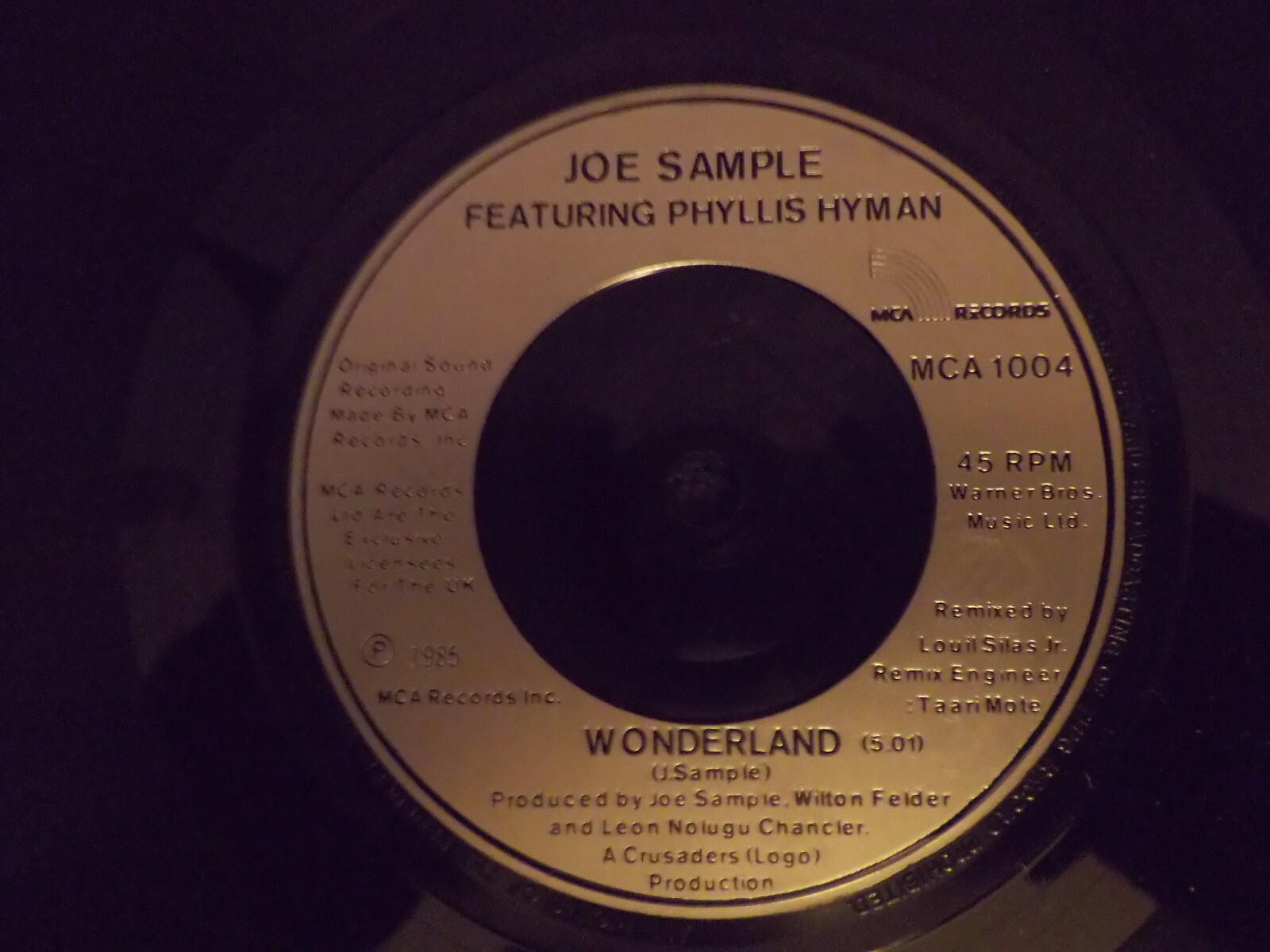 Joe Sample feat. Phyllis Hyman – The Survivor / Wonderland | MCA Records, 1985, Bild 2