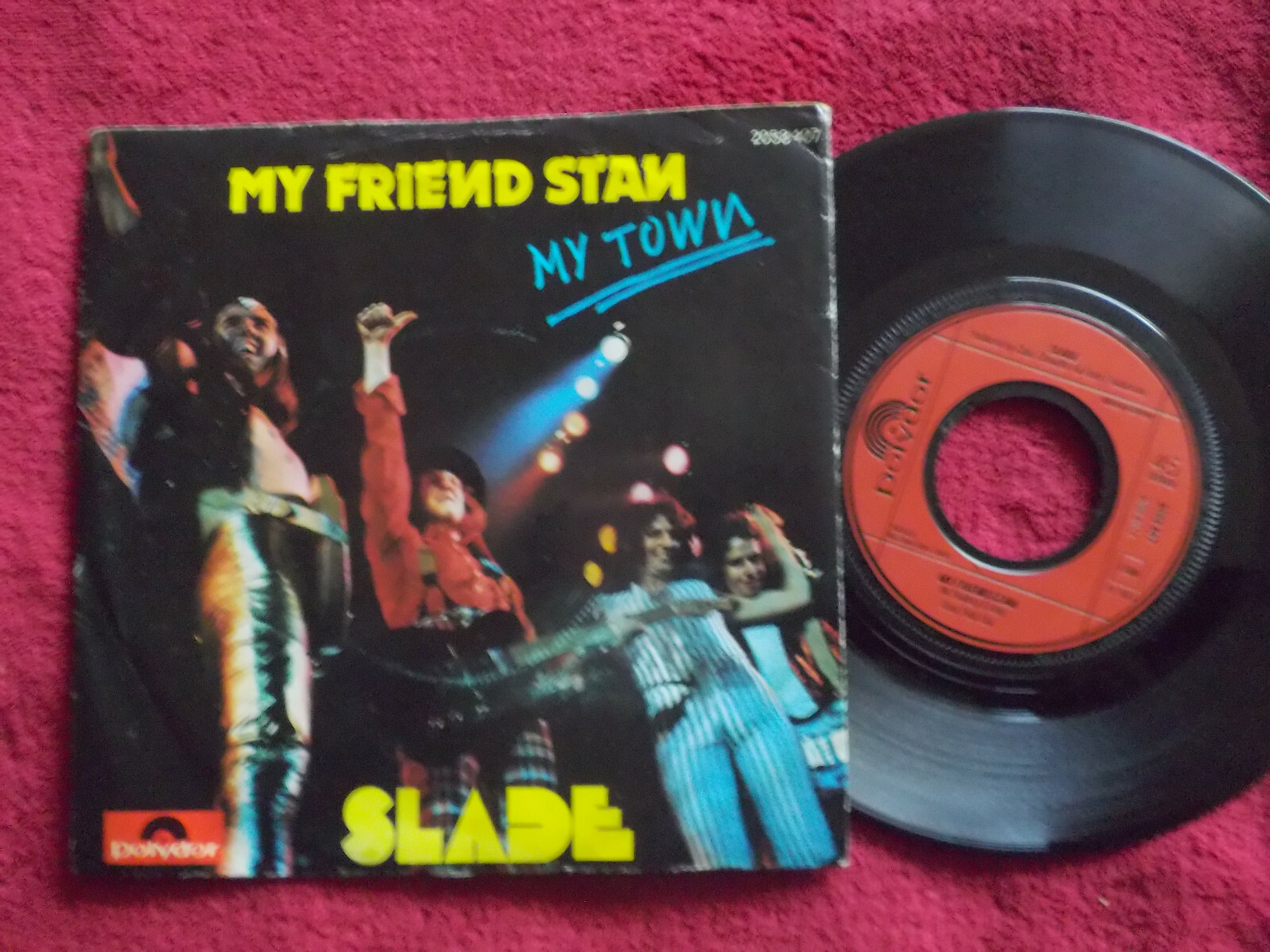 Slade – My Friend Stan / My Town (Polydor 2058 407, deutsche Single, 1973)