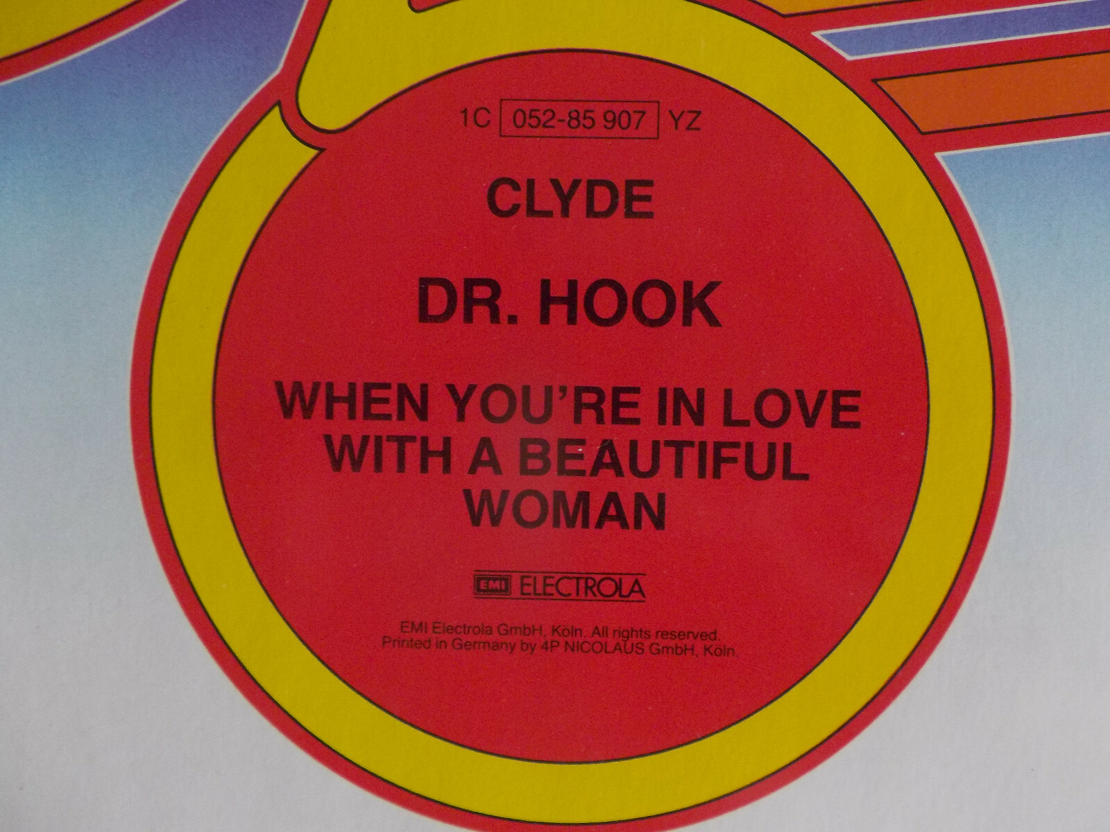 Dr. Hook – Clyde / When You’re in Love with a Beautiful Woman | Maxi-Single, 1979, Bild 3