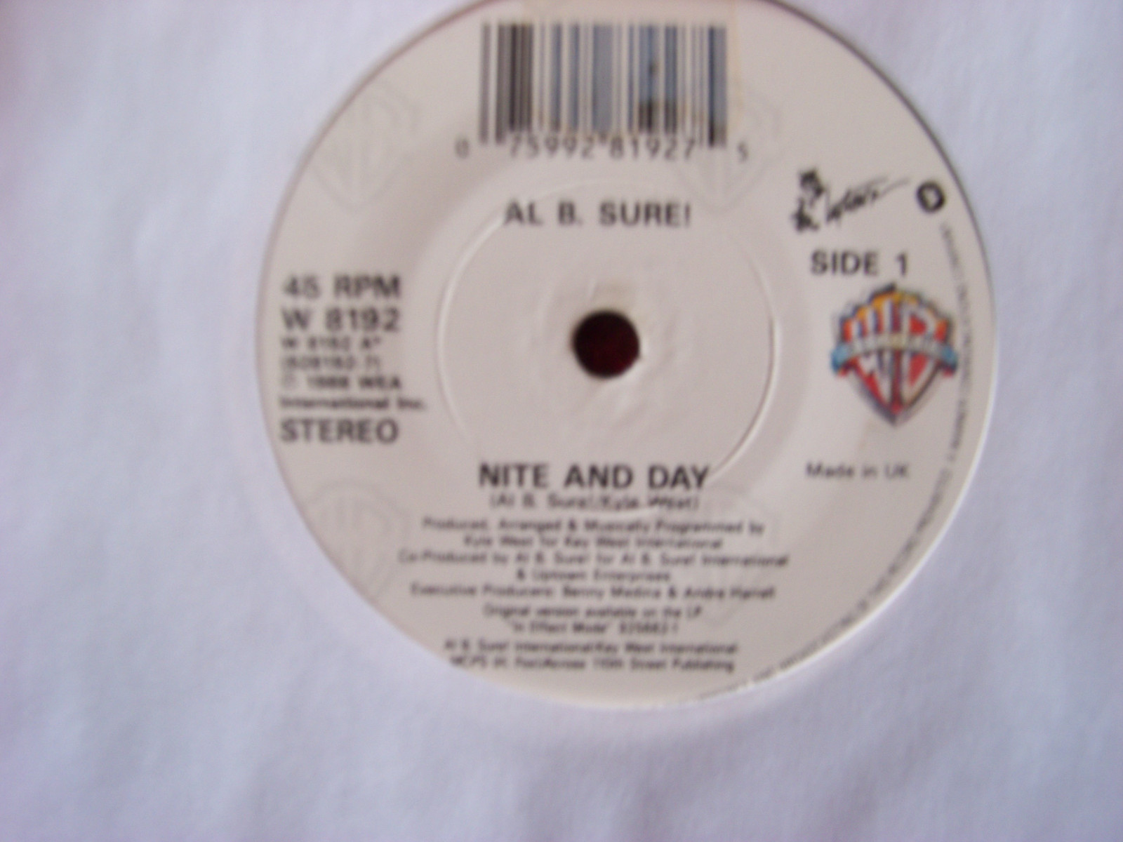 Al B. Sure! – Nite and day / Nuit et jour (7″ Single)