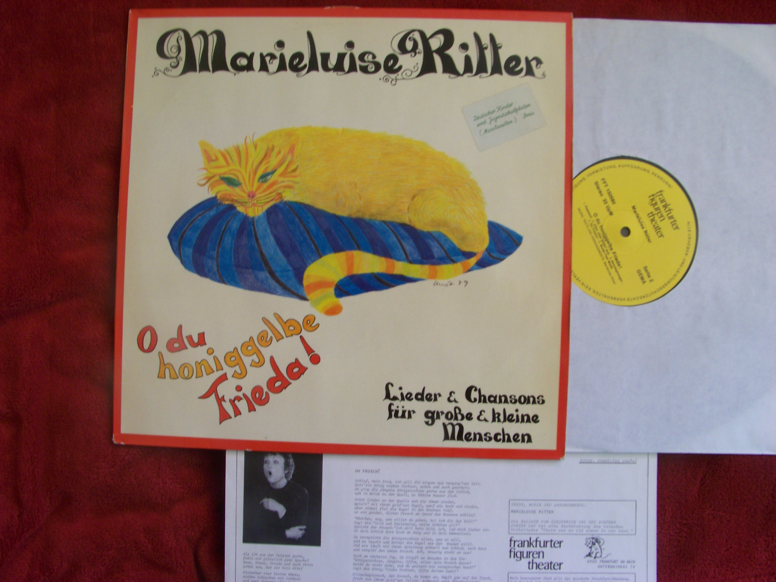Marieluise Ritter – O du honiggelbe Frieda | LP