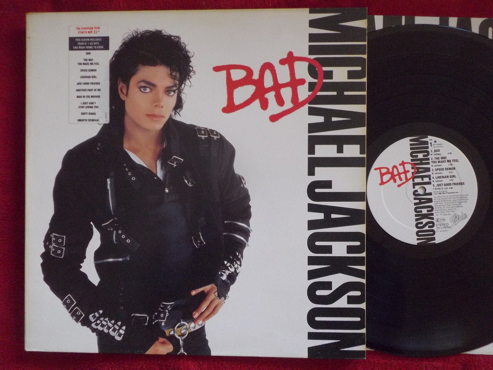 Michael Jackson – Bad | Niederlande 1987 | Epic EPC 450290 1 | LP