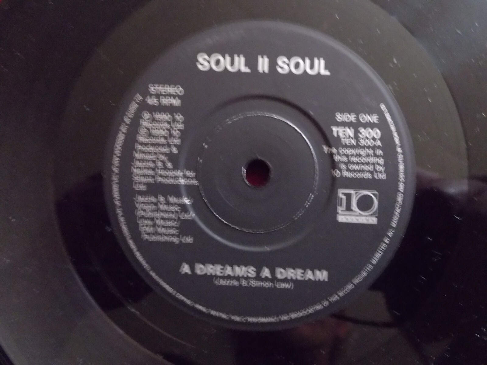 Soul II Soul – A dreams a dream / A dreams a dream (Instr.) – 7-Inch-Single
