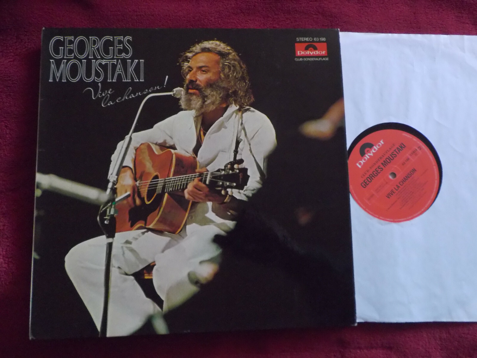 Georges Mustaki – Vive la chanson | Polydor Club-Sonderauflage, 1971