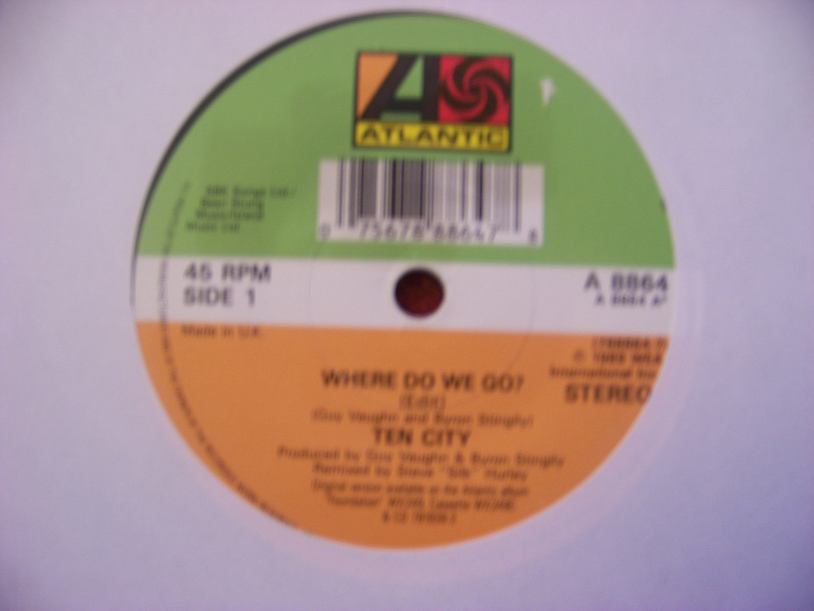 Ten City – Where Do We Go? (Edit) / Where Do We Go? (Earl Young’s Revenge Short Mix) | Atlantic Records