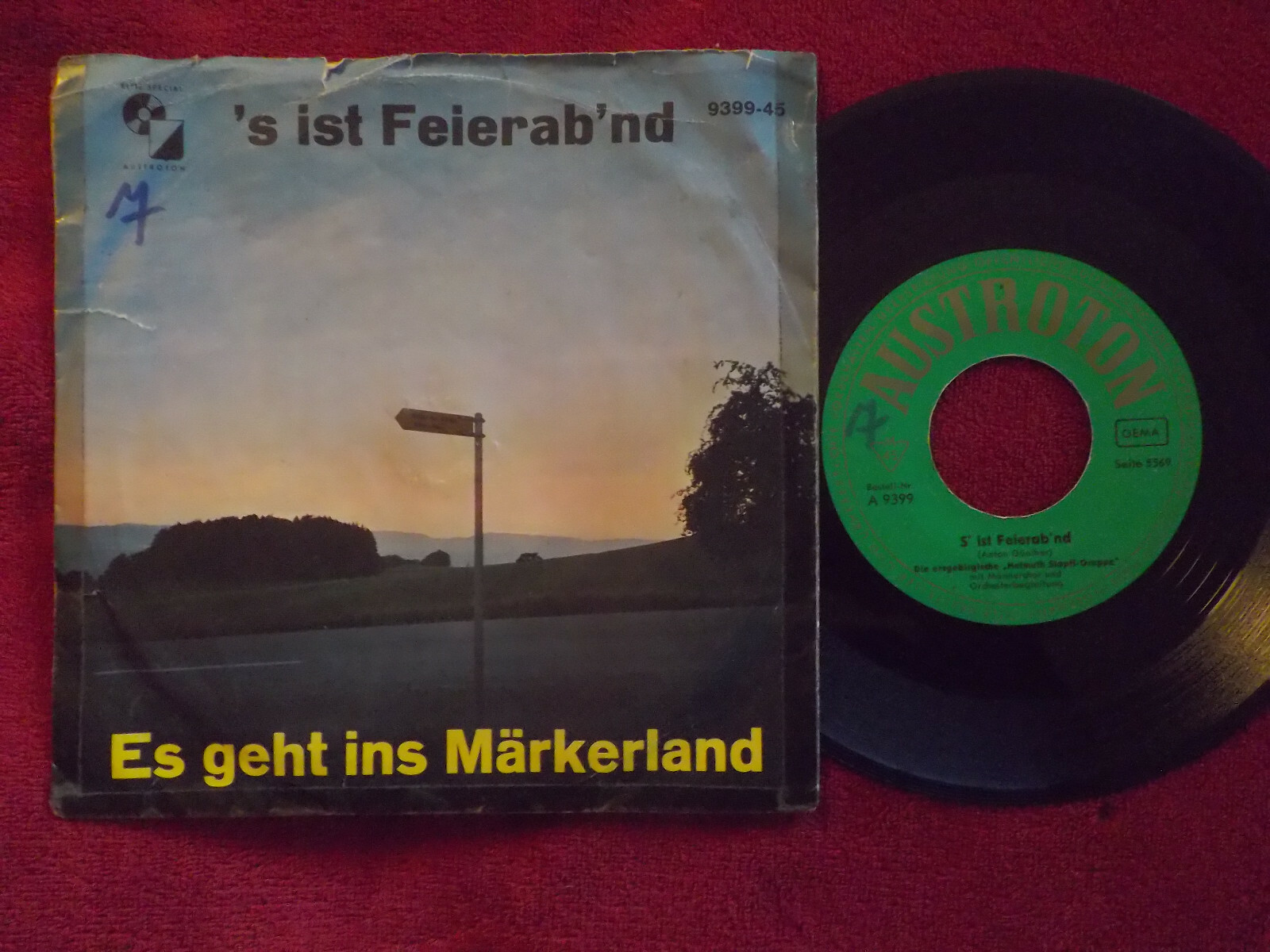 Die erzgebirgische Helmuth Stapff-Gruppe – S´ ist Feierabend / Es geht ins Märkerland (7″-Single)