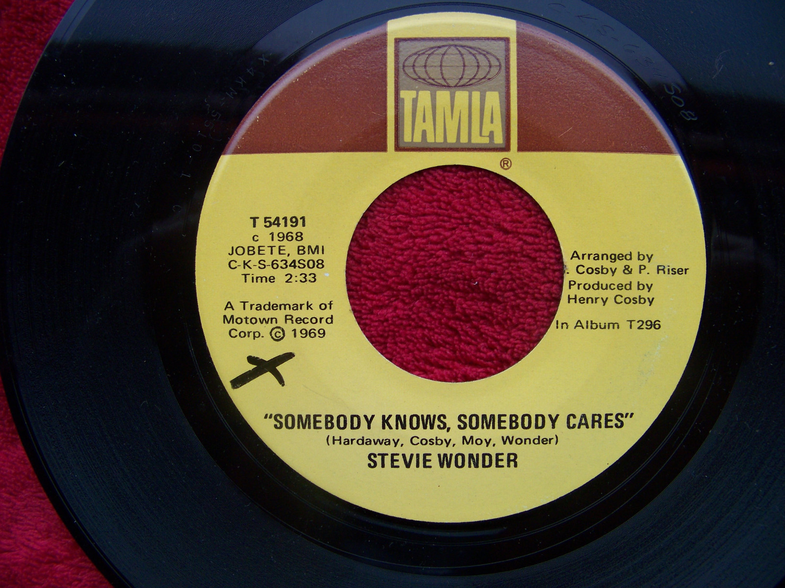 Stevie Wonder – Somebody knows, somebody cares / Never had a dream come true (US-Single)