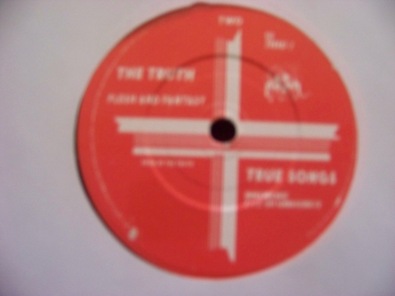 The Truth – No stone unturned / Flesh and fantasy (WEA Records, YZI 249497-7), Bild 2