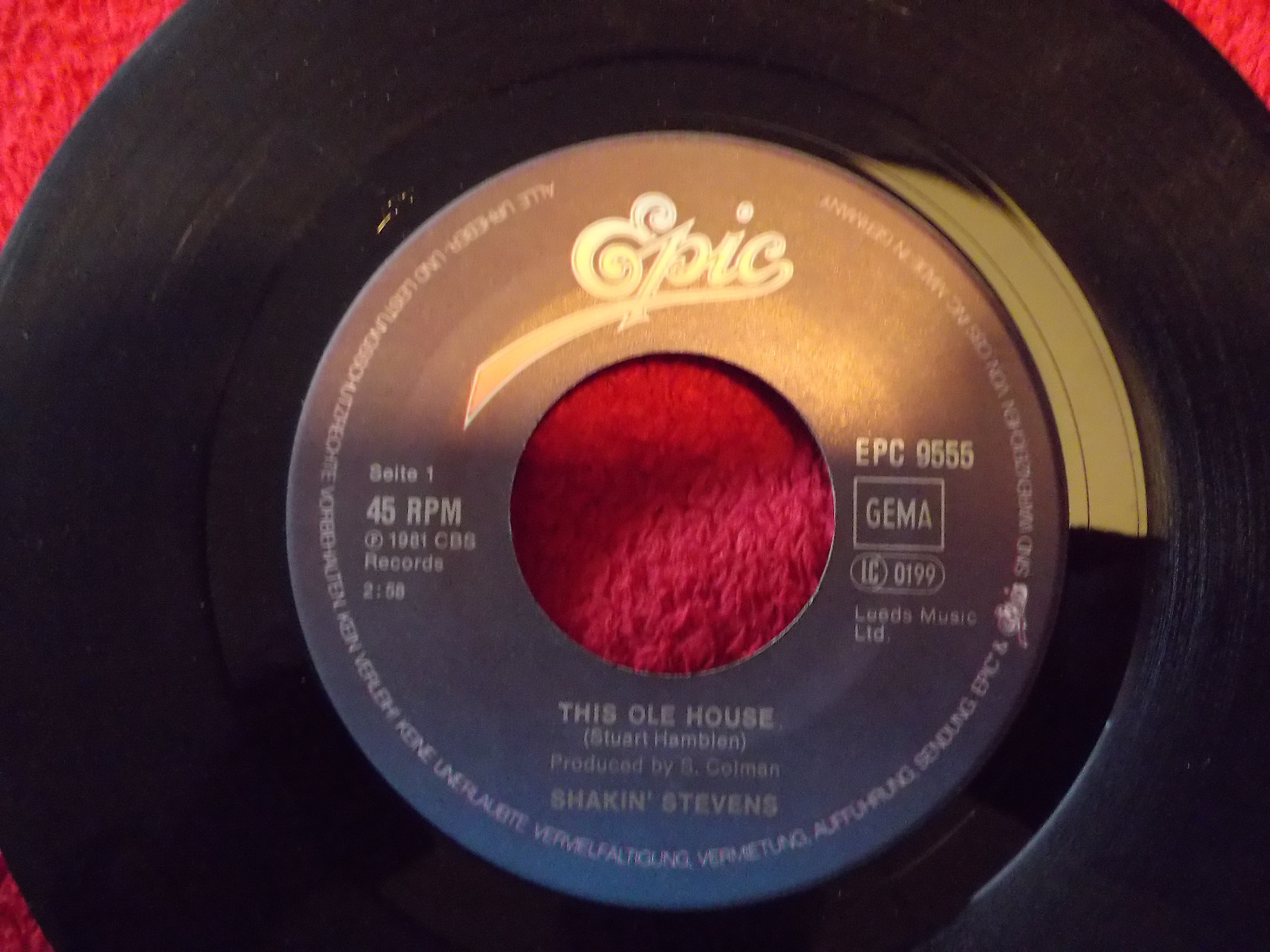 Shakin´ Stevens – This ole house / Let me show you how (7″-Single)