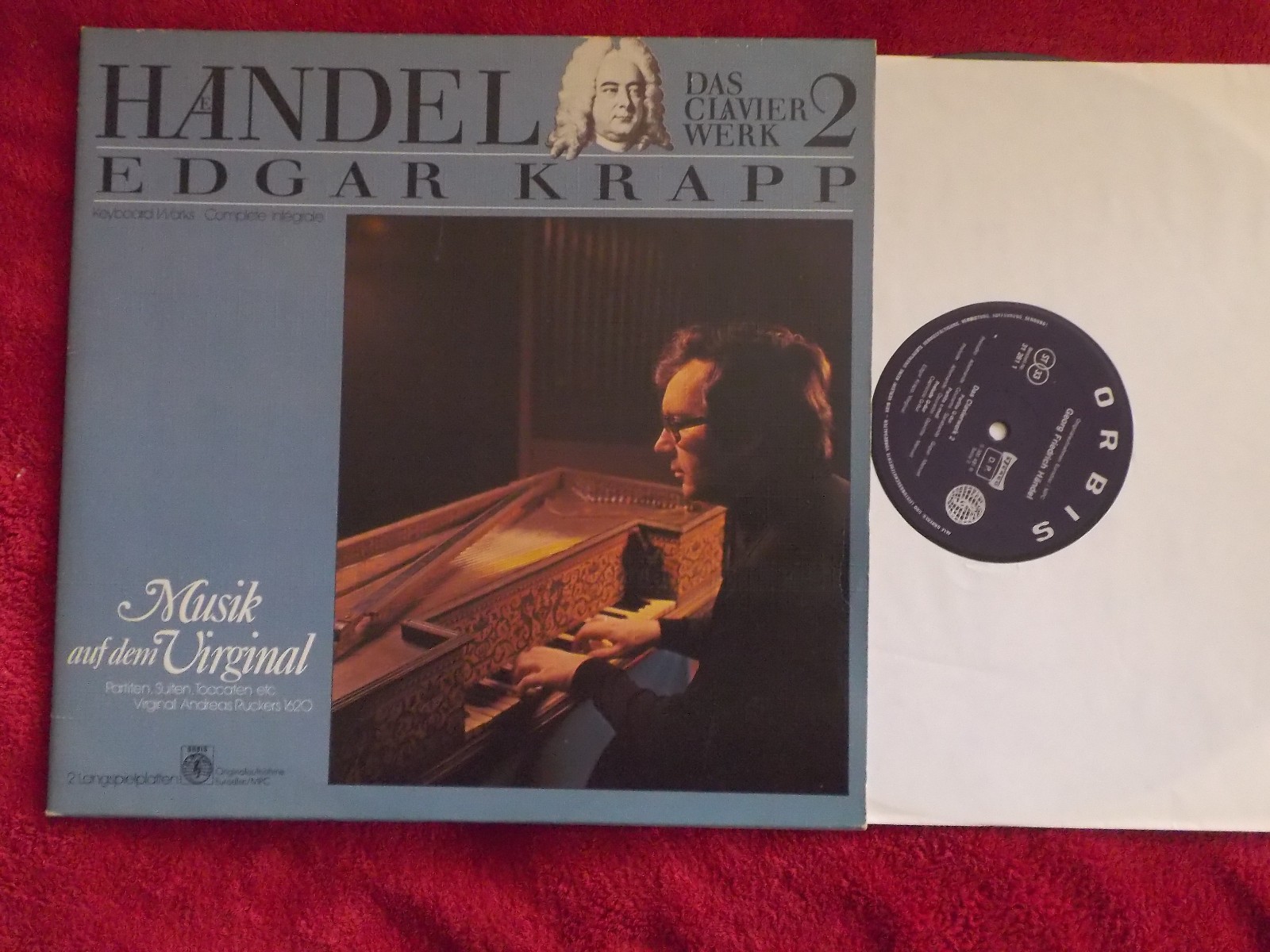 Händel – Das Clavier Werk 2, Edgar Krapp | Orbis Records 31 260 3 | D-LP