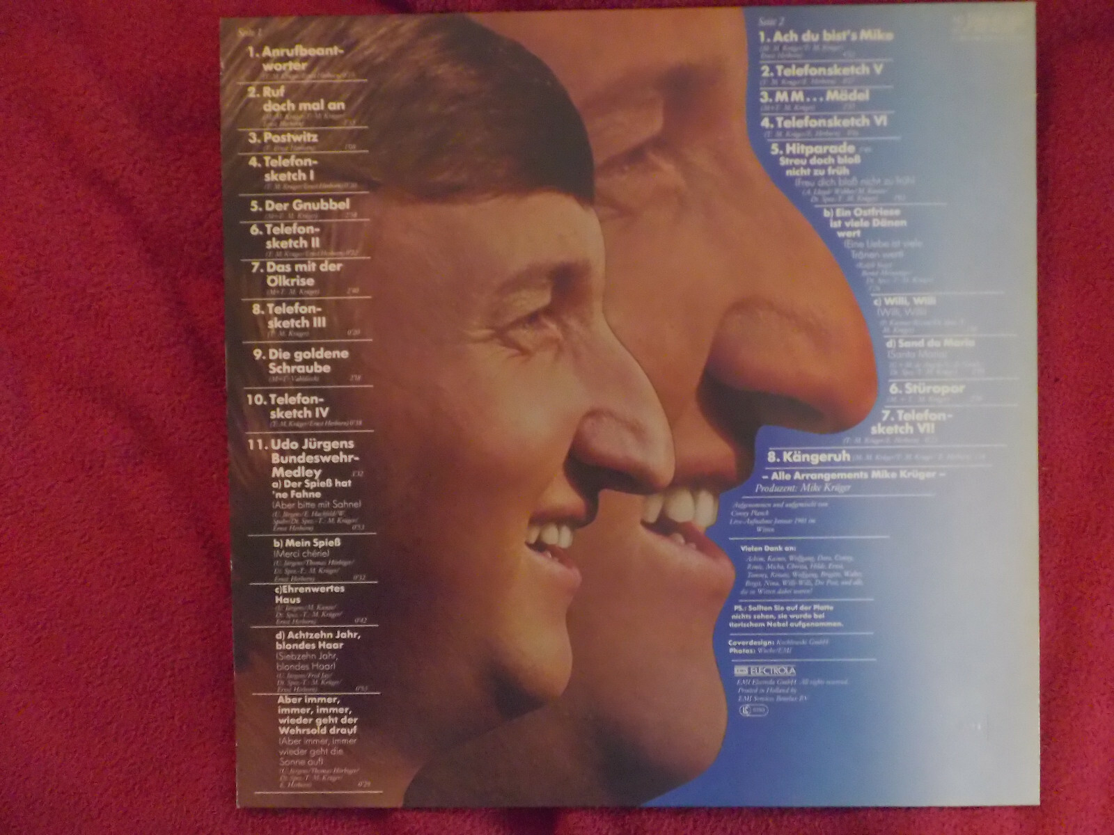 Mike Krüger – Der Gnubbel (LP, HörZu, 1981), Bild 2