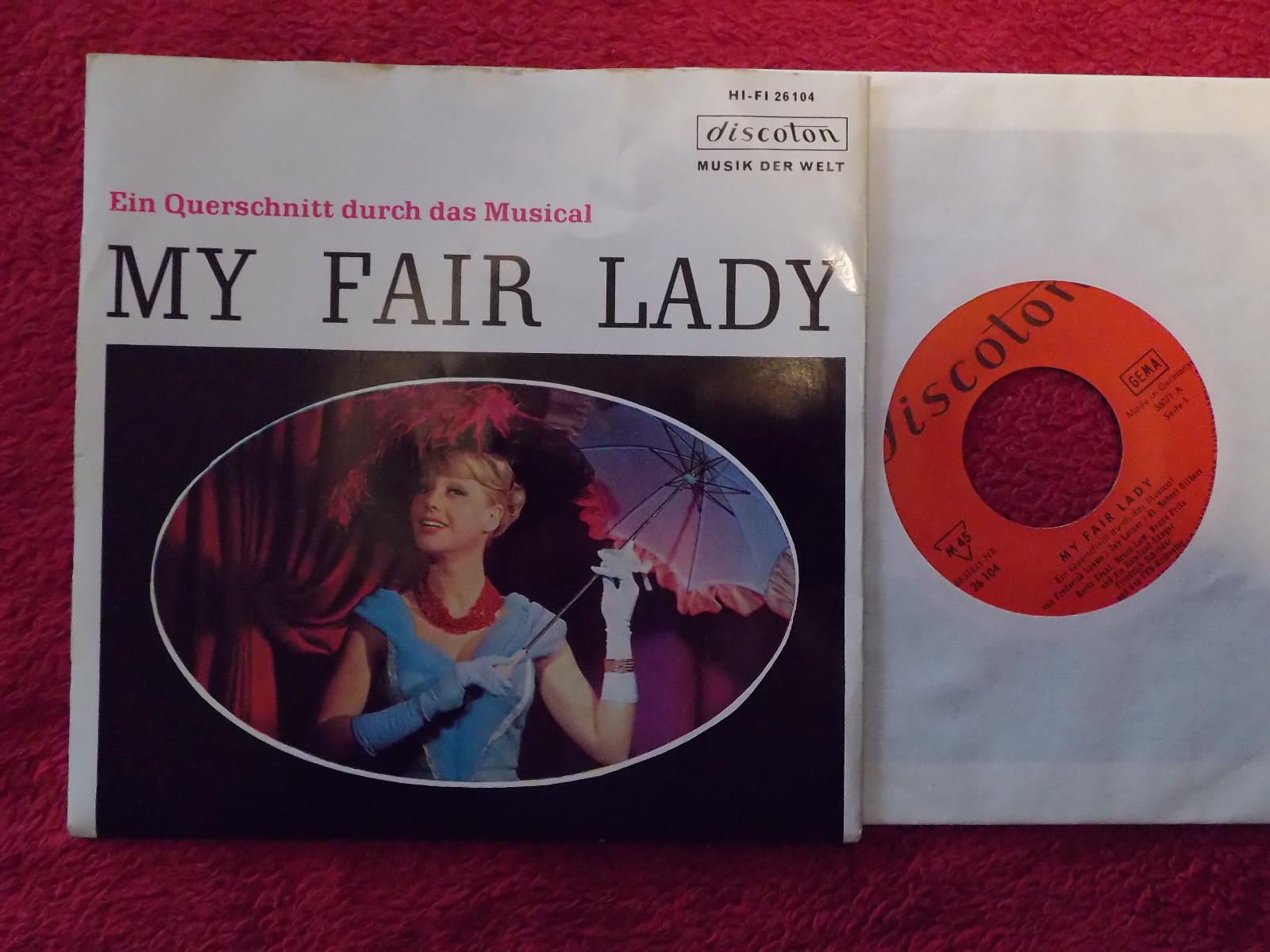V.A. – My fair lady: Ein Querschnitt durch das Musical (Single, 45 U/min)