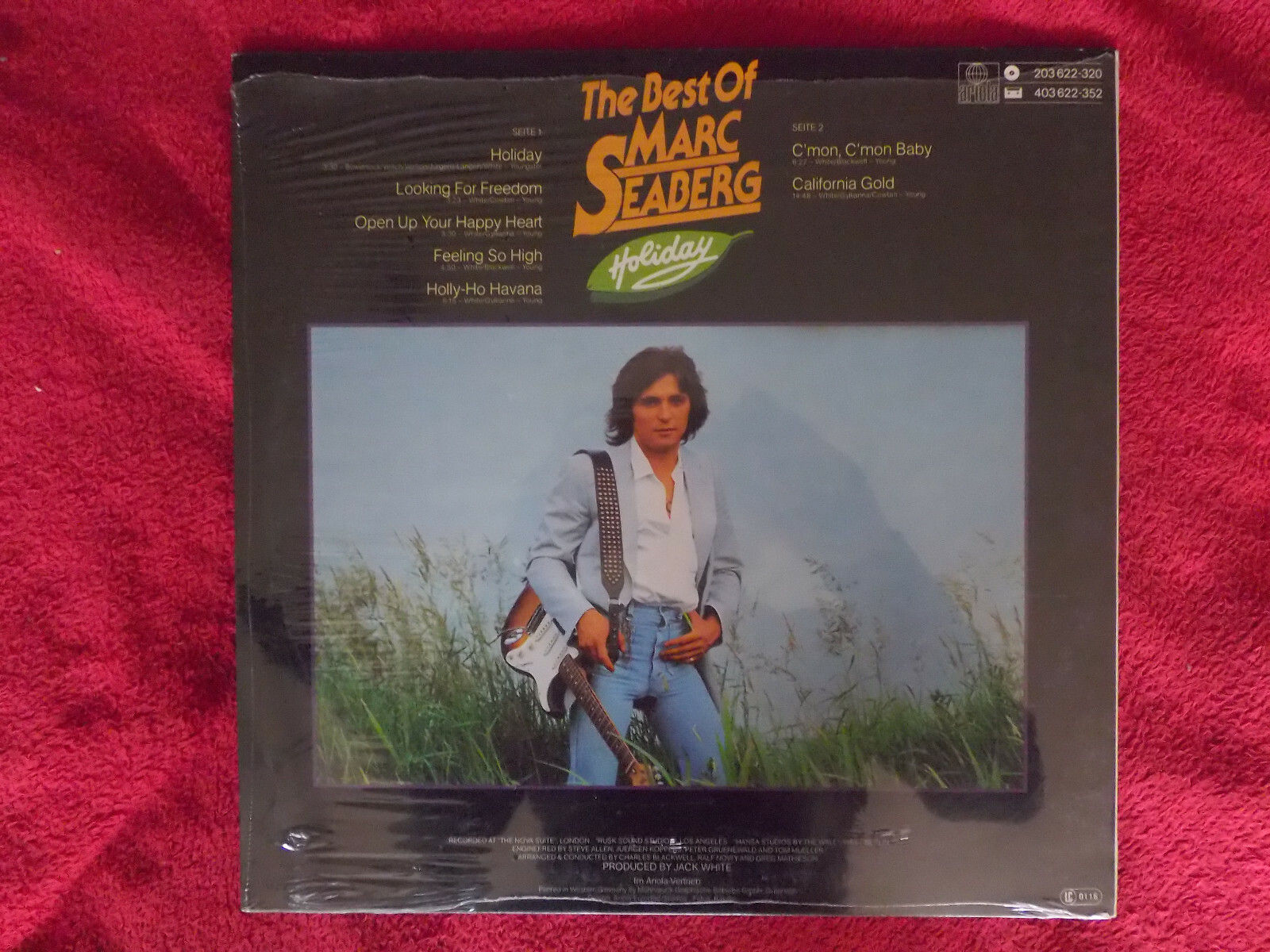 Marc Seaberg – The best of Marc Seaberg (LP, Ariola Records, 1981), Bild 2