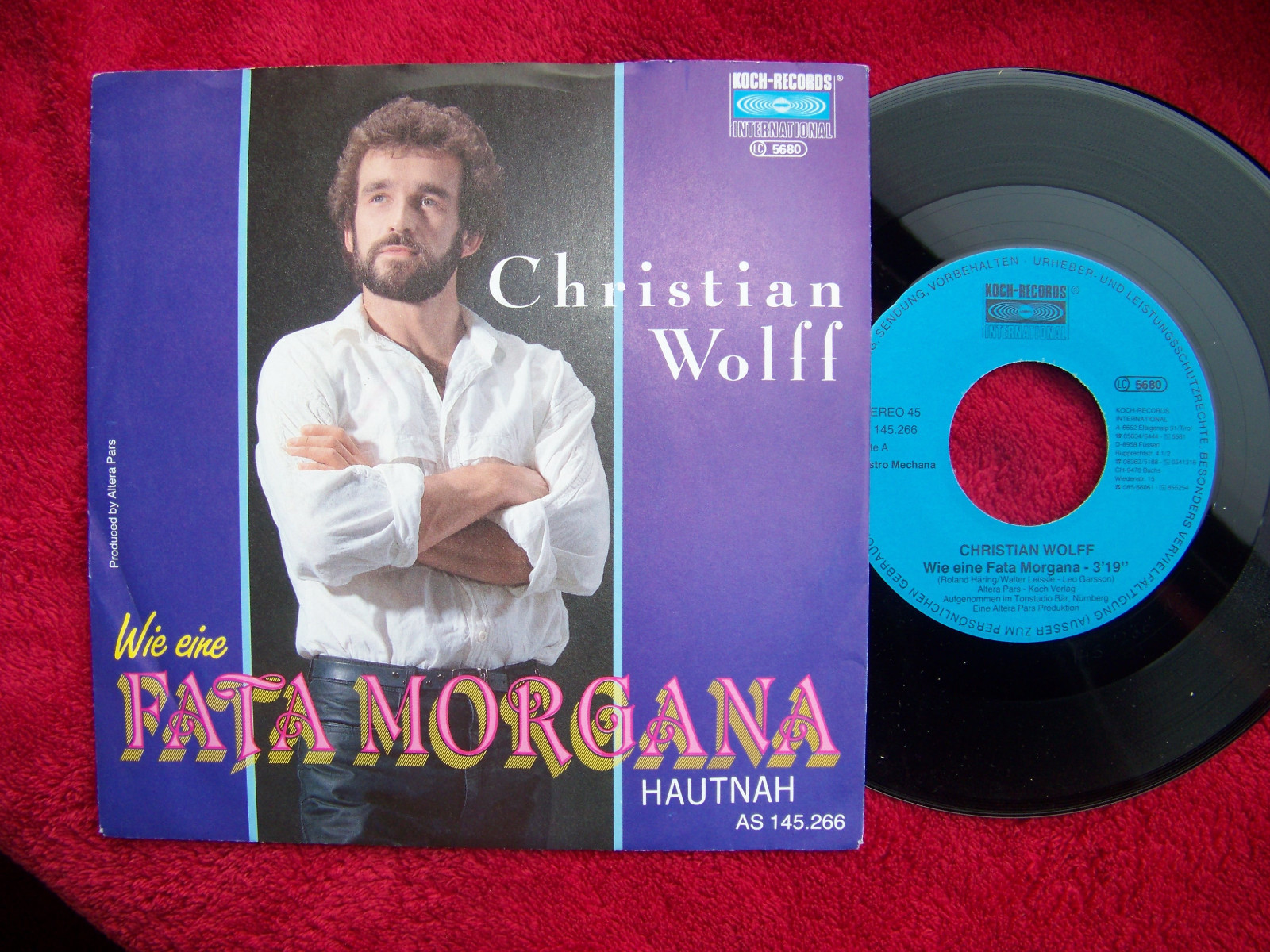 Christian Wolf – Wie eine Fata Morgana / Hautnah (7″-Single)