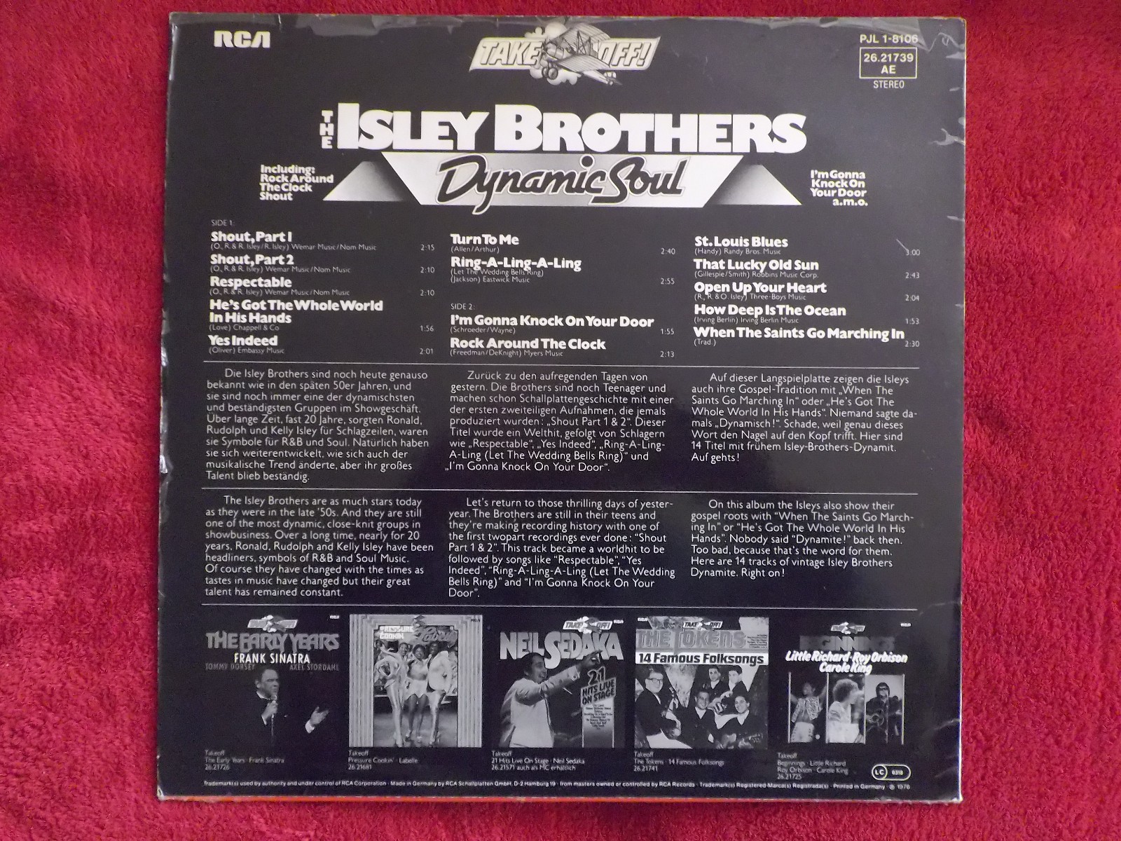 The Isley Brothers – Dynamic Soul (RCA Records, LP, 1976), Bild 2
