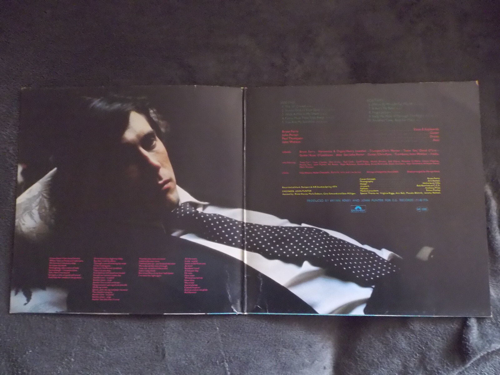 Bryan Ferry – Another time, another place | Island LP, Bild 2