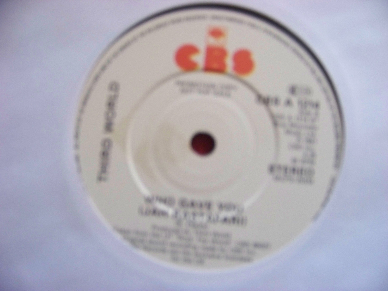 Third World – Dancing on the Floor / Who Gave You (CBS A 1214), Bild 2
