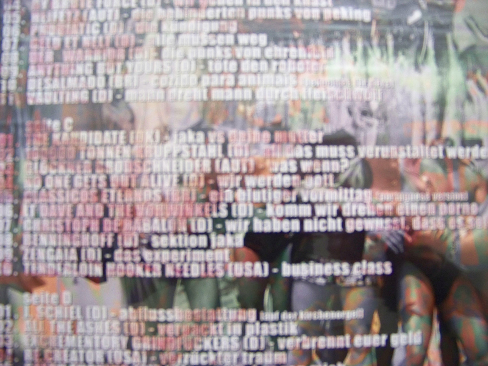 Various Artists – A Tribute to Japanische Kampfhörspiele (D-LP), Bild 4