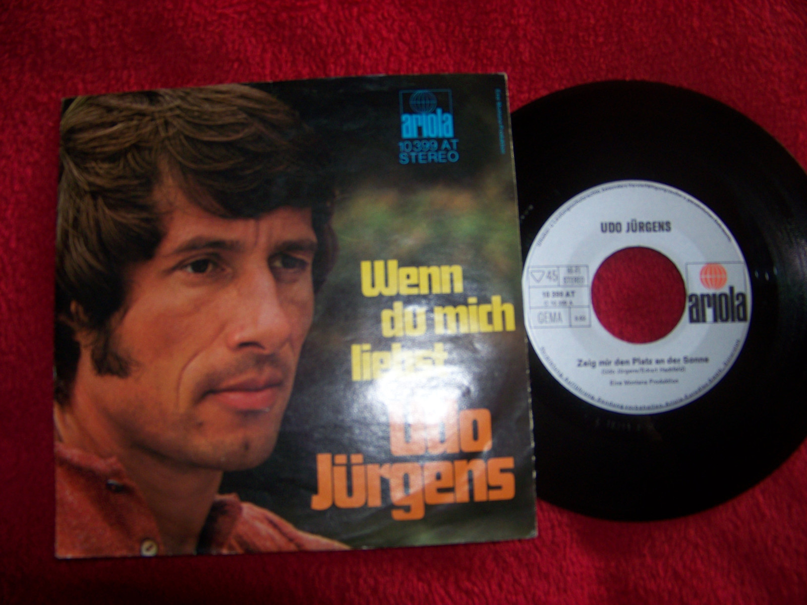 Udo Jürgens – Zeig mir den Platz an der Sonne / Wenn du mich liebst, Bild 2