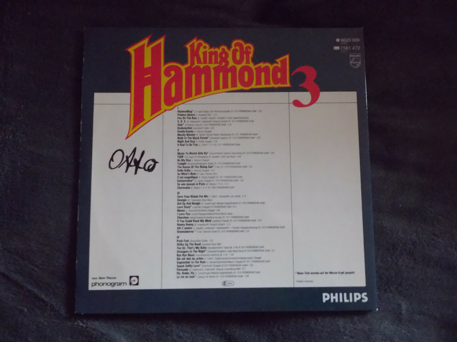 Franz Lambert – King of Hammond 3 (Doppel-LP, Philips Records), Bild 3