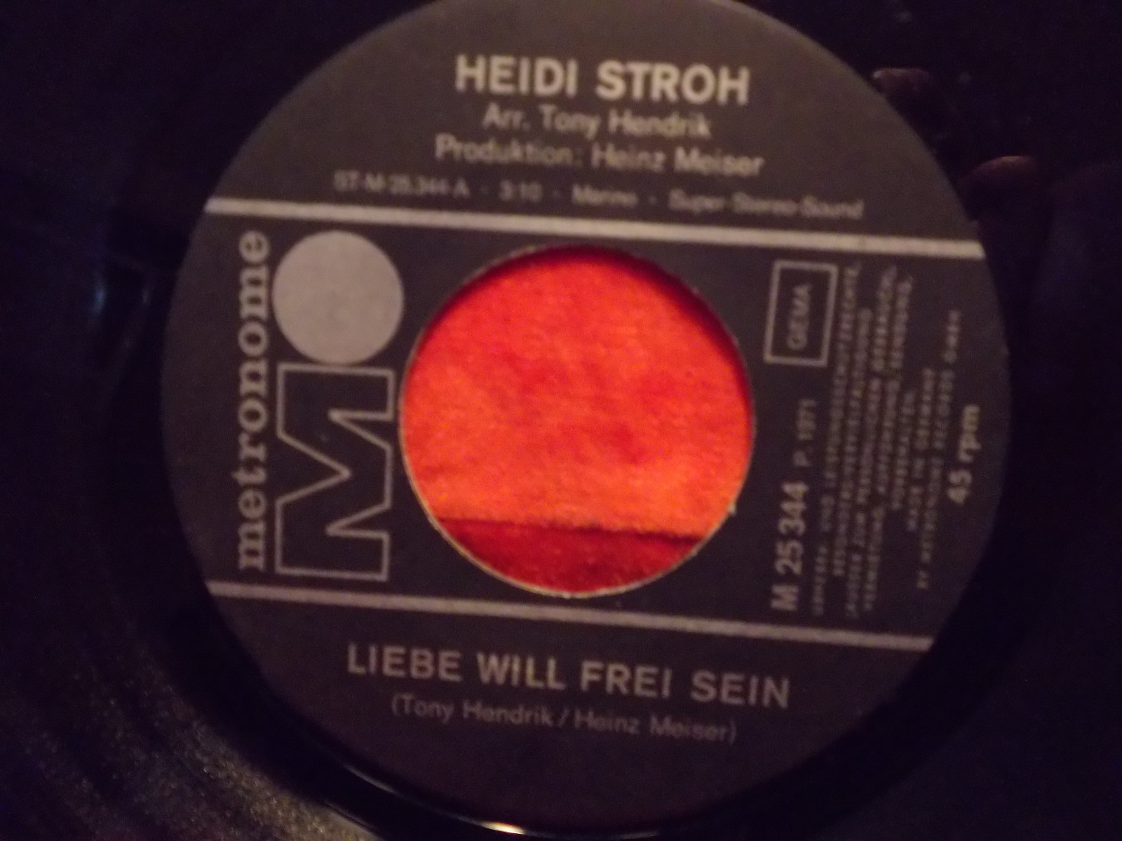 Heidi Stroh – Liebe will frei sein / Endlos (wie der Himmel über mir) | Single