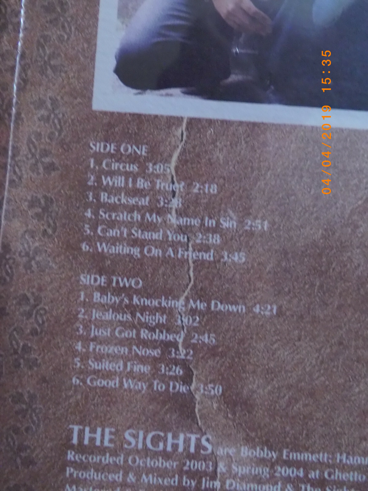 The Sights – same (LP), Bild 3