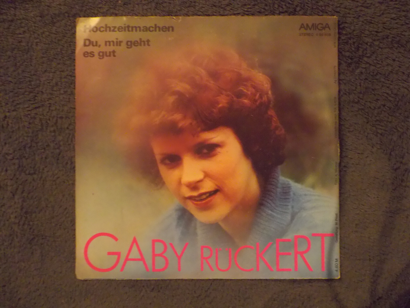 Gaby Rückert – Hochzeitmachen / Du, mir geht es gut | Amiga 7″ Single, DDR 1979, Bild 2