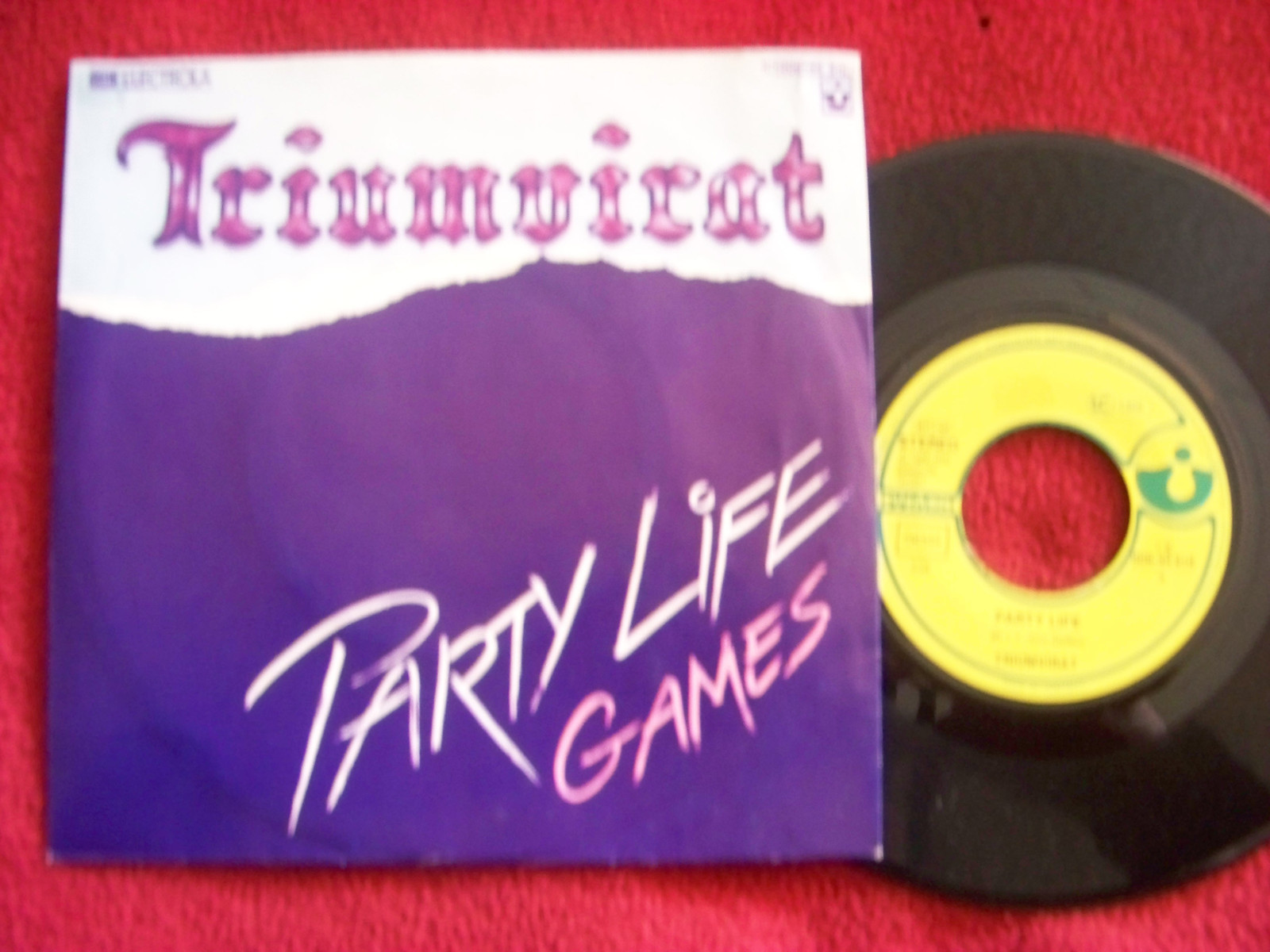 Triumvirat – Party Life / Games | Harvest / EMI, 7″-Single