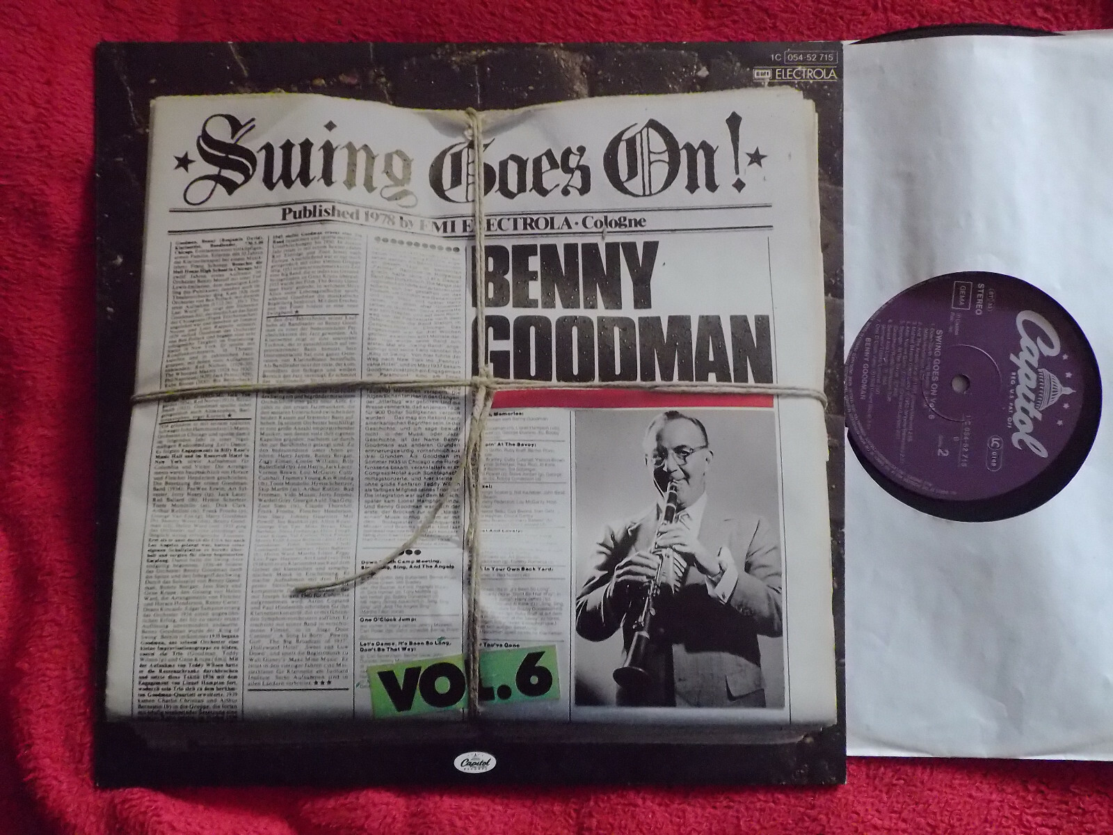 Benny Goodman – Swing Goes On, Vol. 6 | Capitol Records LP