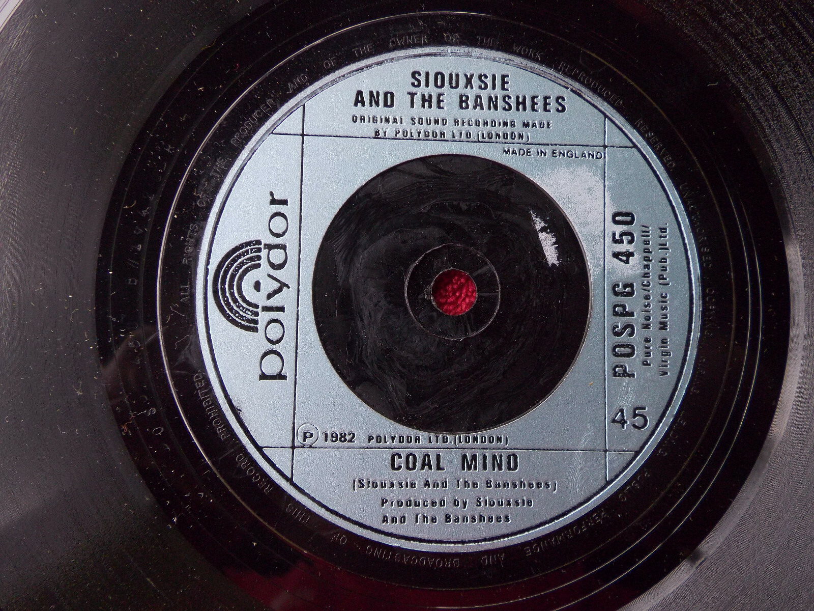 Siouxsie and the Banshees – Fireworks / Coal mind (45 U/min), Bild 2