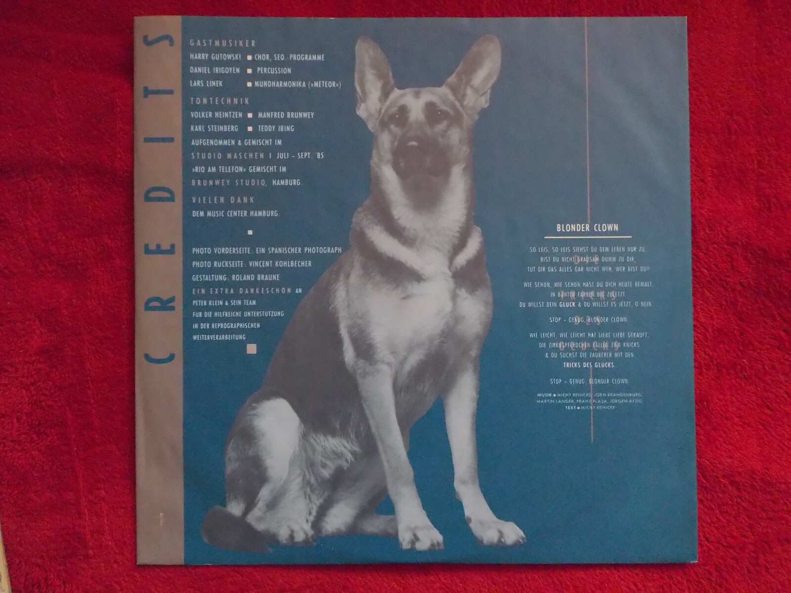 Felix De Luxe – Die Tricks des Glücks (LP, Polydor 827 667-1, 1985), Bild 3