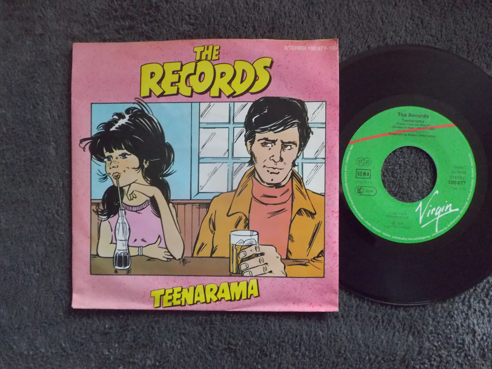 The Records – Teenarama / Hold up high (Virgin Records, 1979)