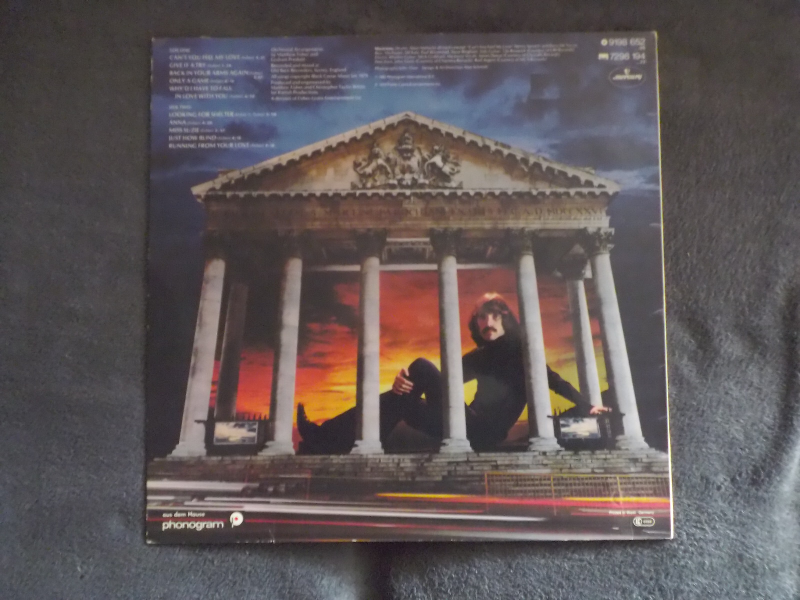 Matthew Fisher – Matthew Fisher (Mercury Records, LP, 1980), Bild 2