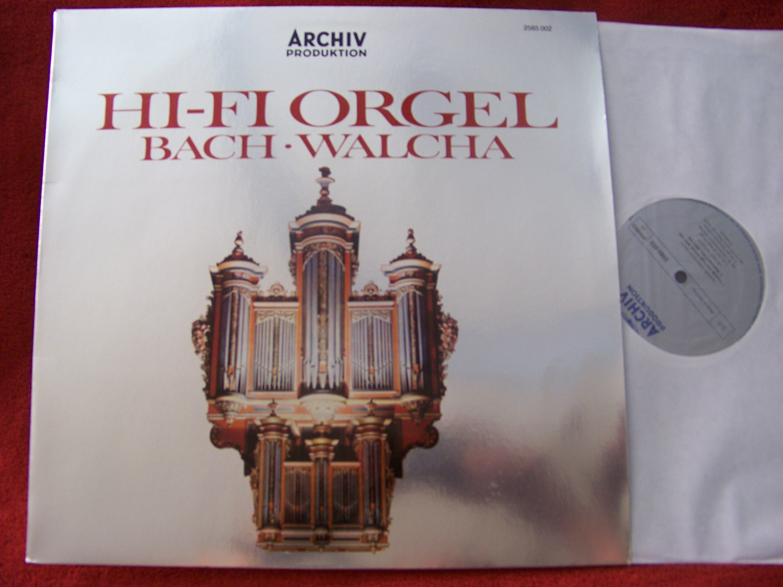 HI-FI Orgel Bach – Walcha | Archiv Produktion 2565 002 | LP