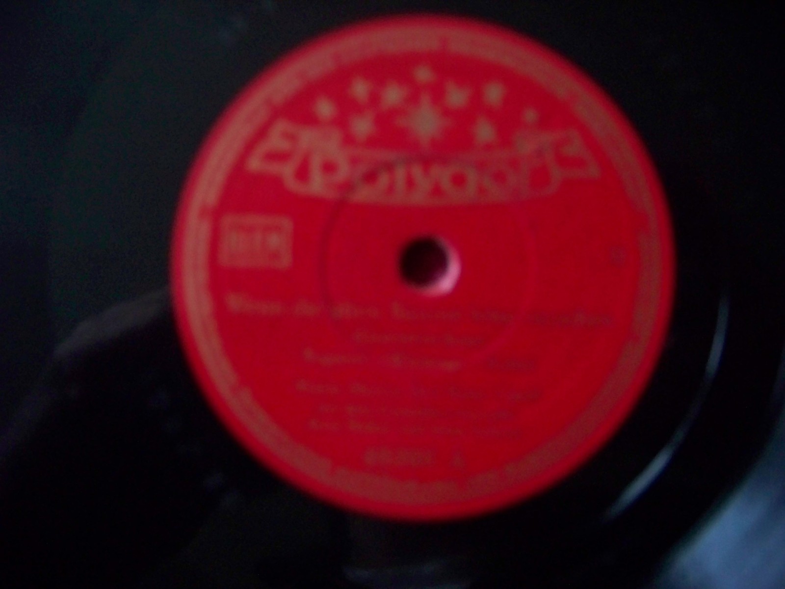 Maria Muske und Rene Carol – Wenn die alten Bäume leise rauschen / Ich hab' im siebten Himmel zwei Plätze reserviert (78er Schellack-Single)