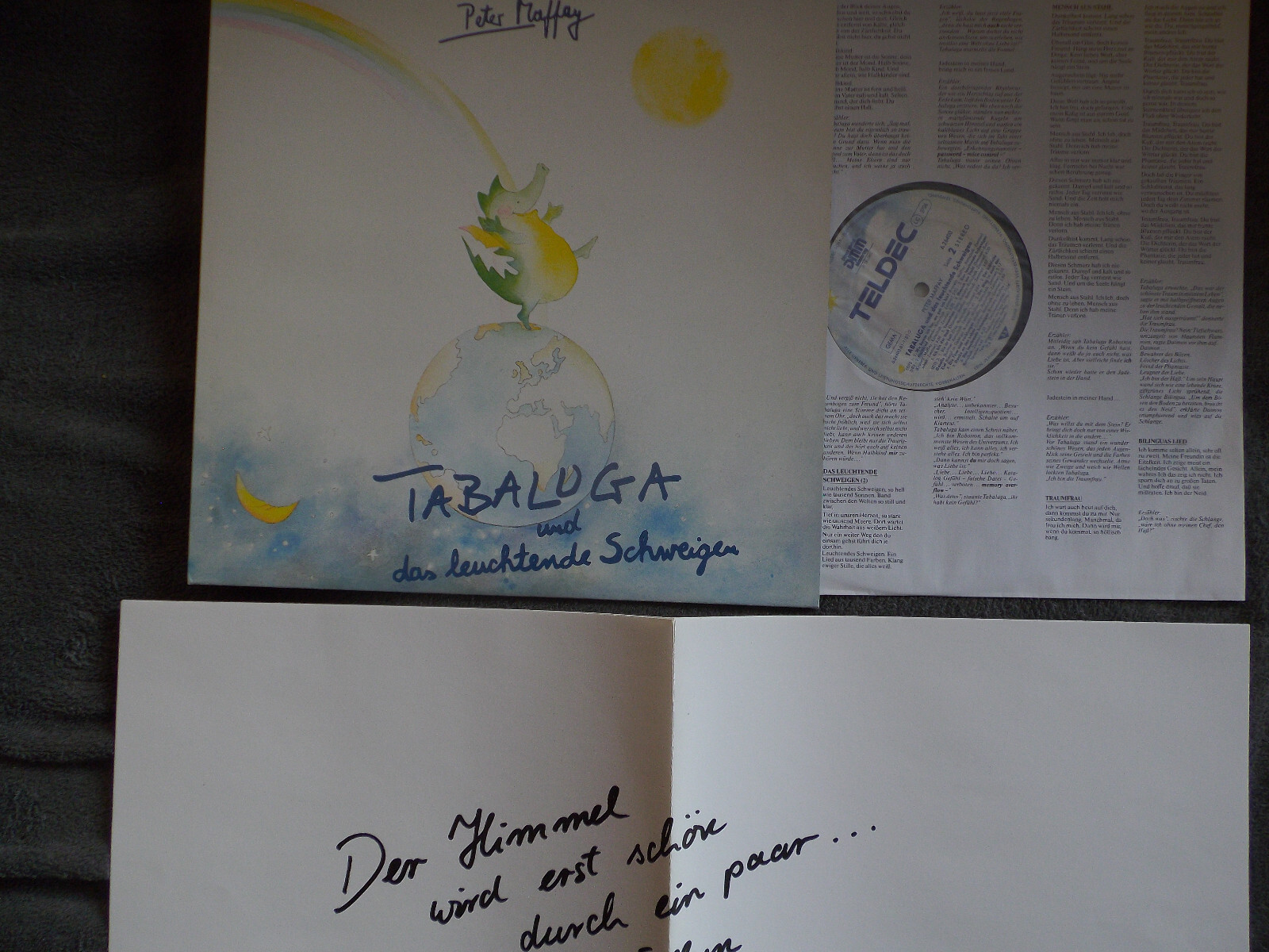Peter Maffay – Tabaluga und das leichtende Schweigen (Teldec, 1986, LP)