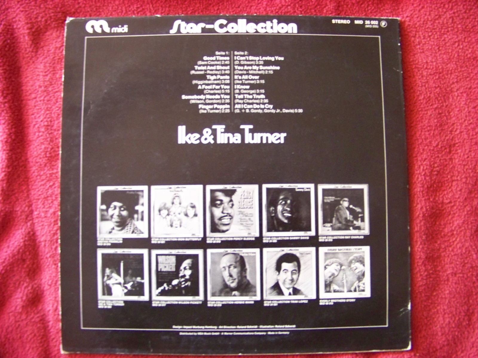 Ike & Tina Turner – Star-Collection | Midi / WEA, MID 26 002 (1972), Bild 2