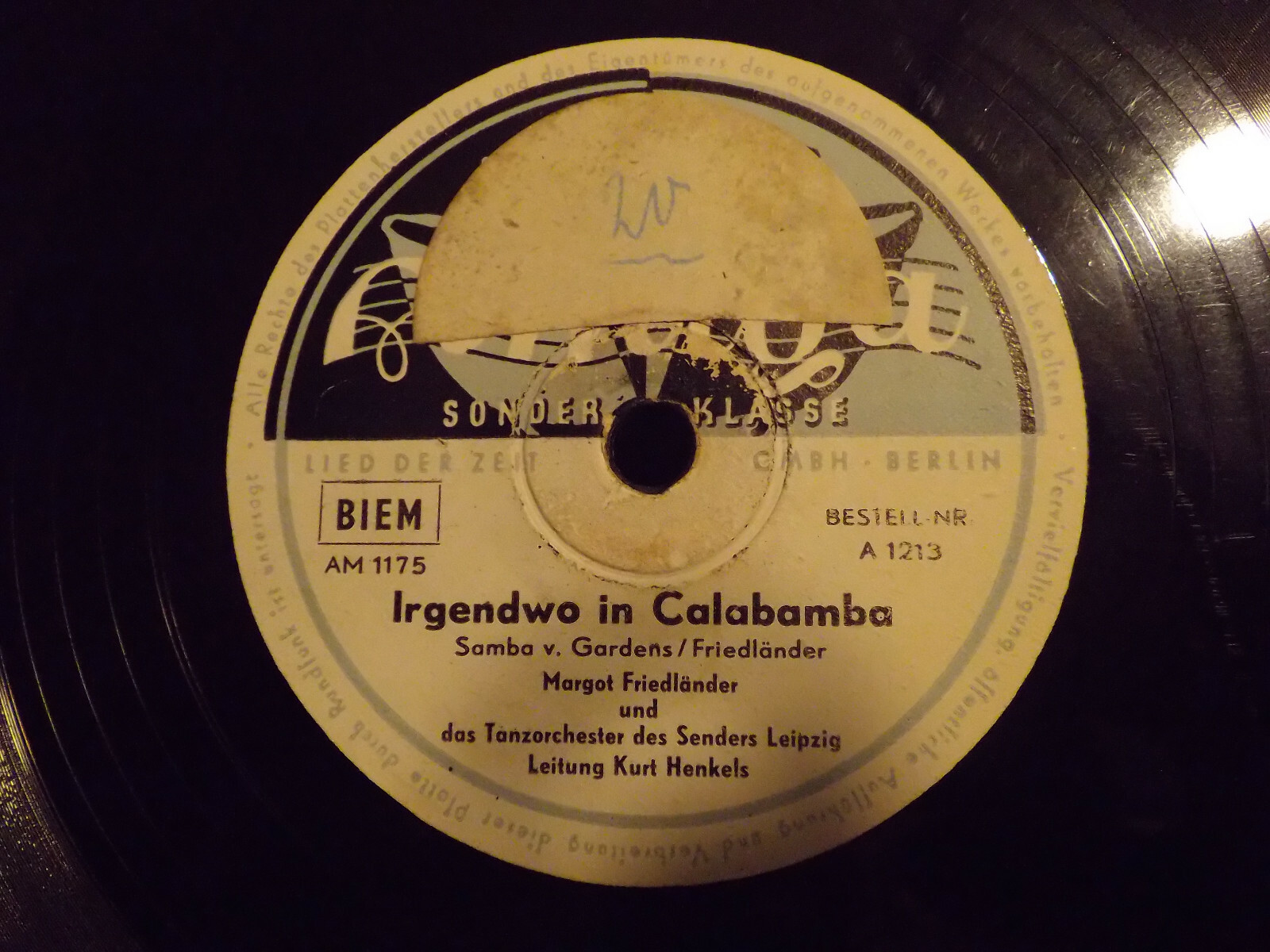 Margot Friedländer – Irgendwo in Calabamba / Manuela | Amiga Records 1213
