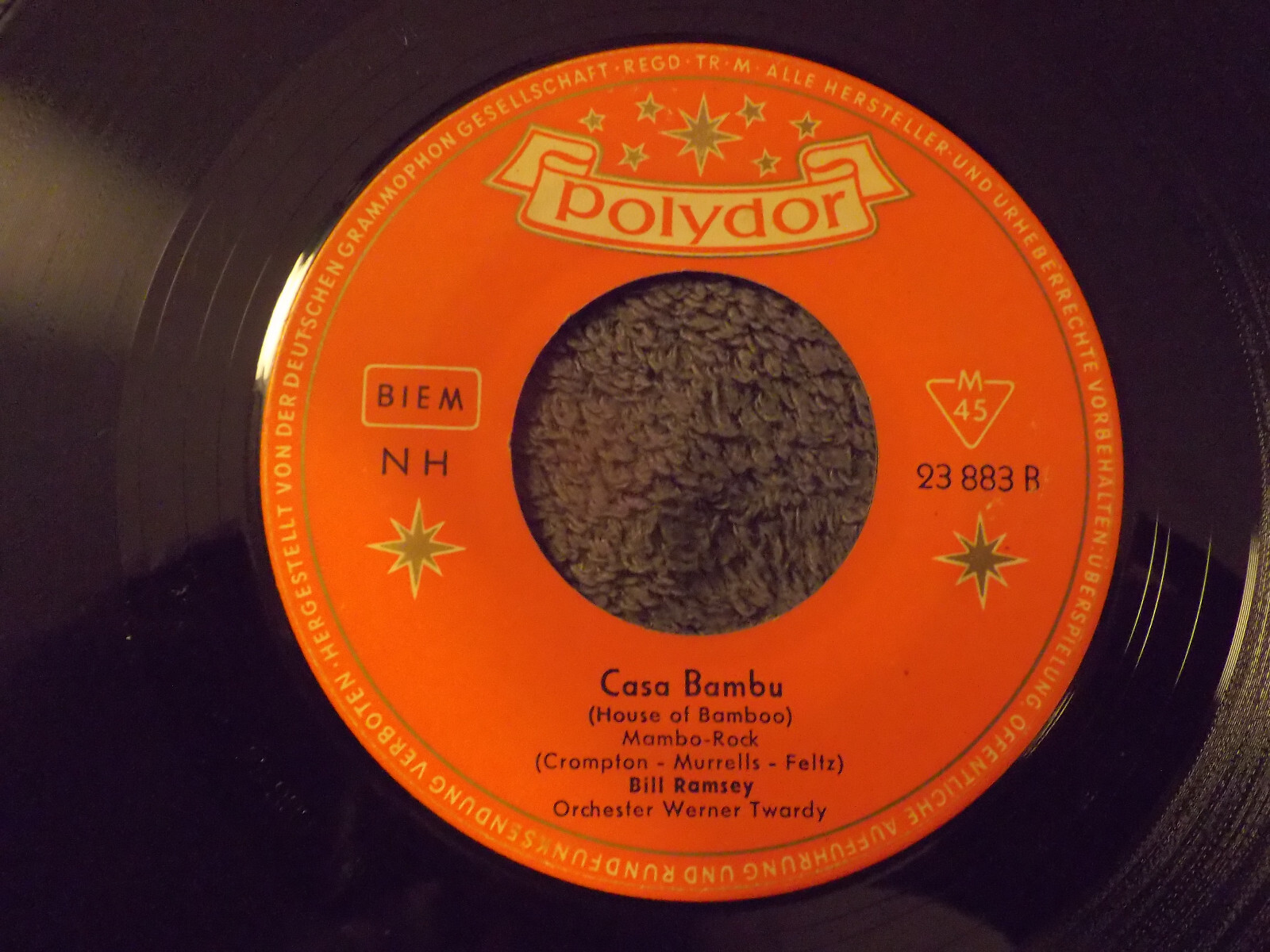 Bill Ramsey – Wumba-Tumba Schokoladeneisverkäufer / Casa Bambu (Polydor, 7″-Single), Bild 2