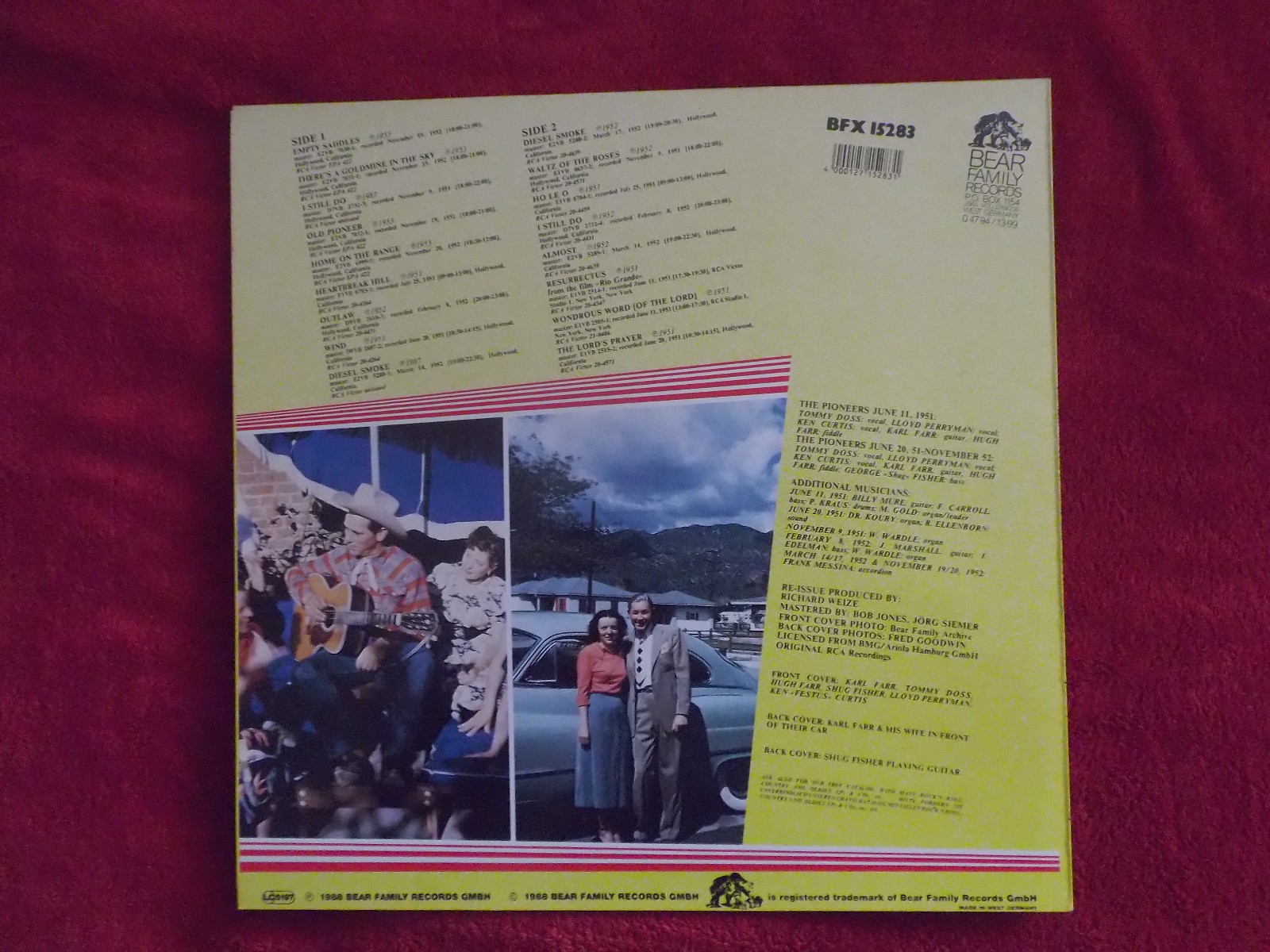 Sons of the Pioneers – There’s a Goldmine in the Sky (LP), Bild 2
