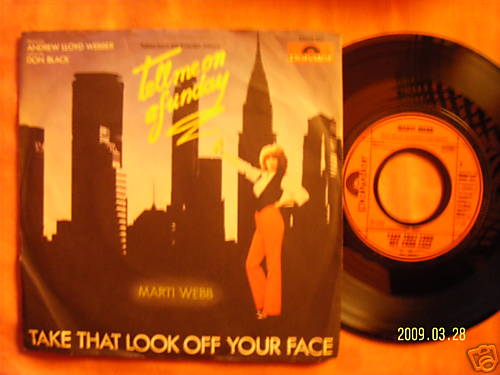 Marti Webb – Take That Look Off Your Face / Sheldon Bloom | Polydor 2059 201