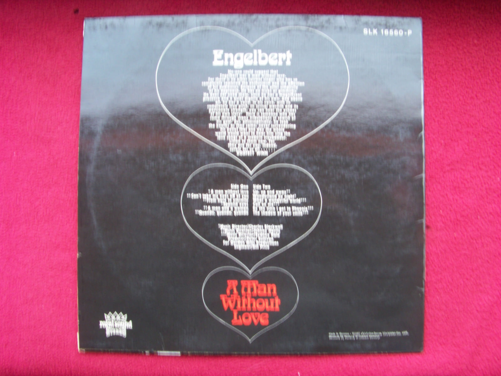 Engelbert – A Man Without Love | Decca LP, Bild 2