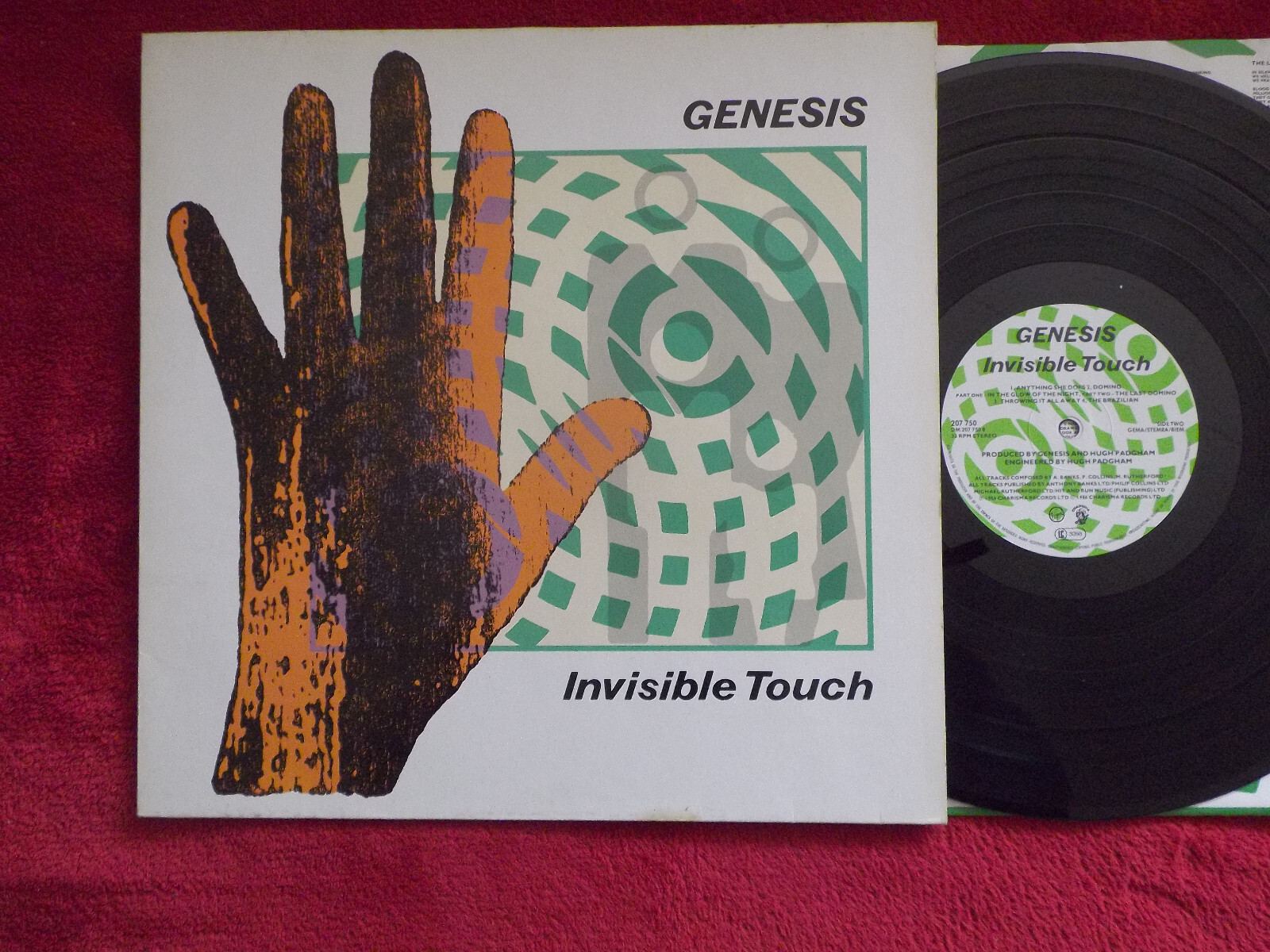 Genesis – Invisible Touch (LP, Charisma / Virgin Records, 1986)