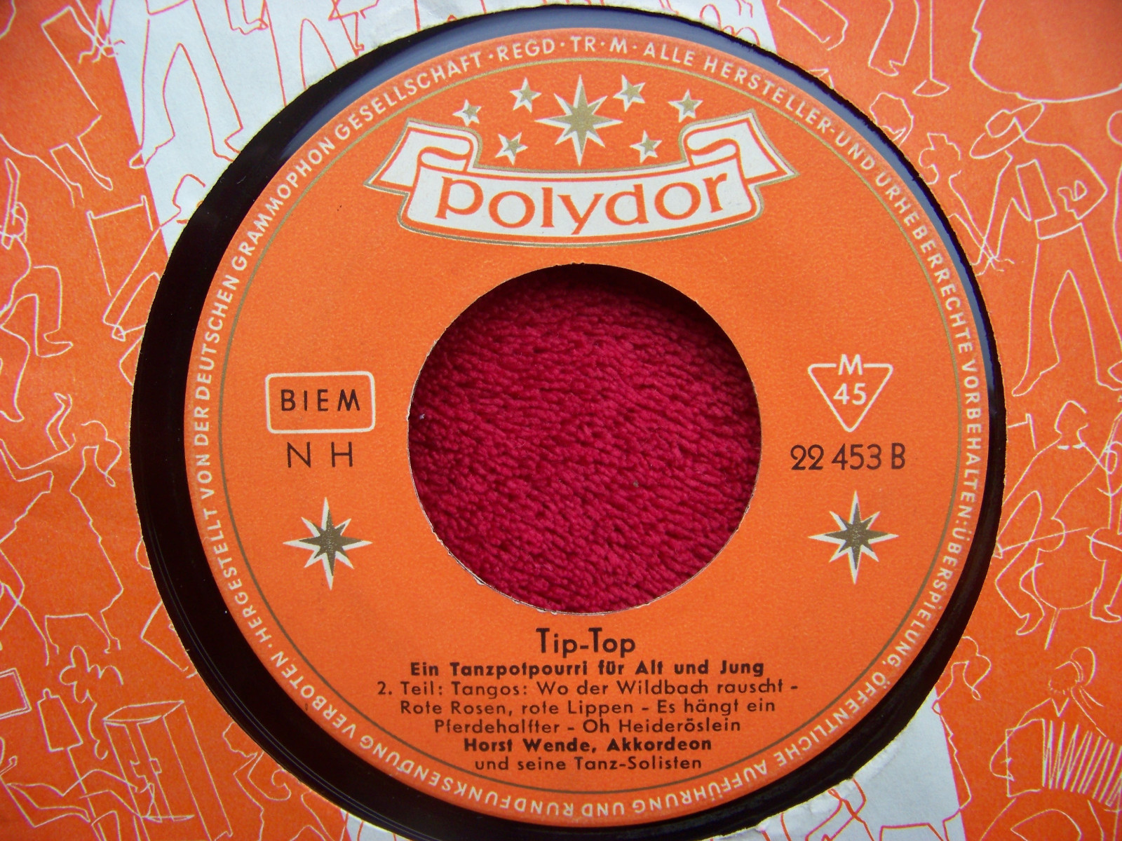 Horst Wende – Tip-Top: Ein Tanzpotpourri für Alt und Jung (Polydor 22 453), Bild 2