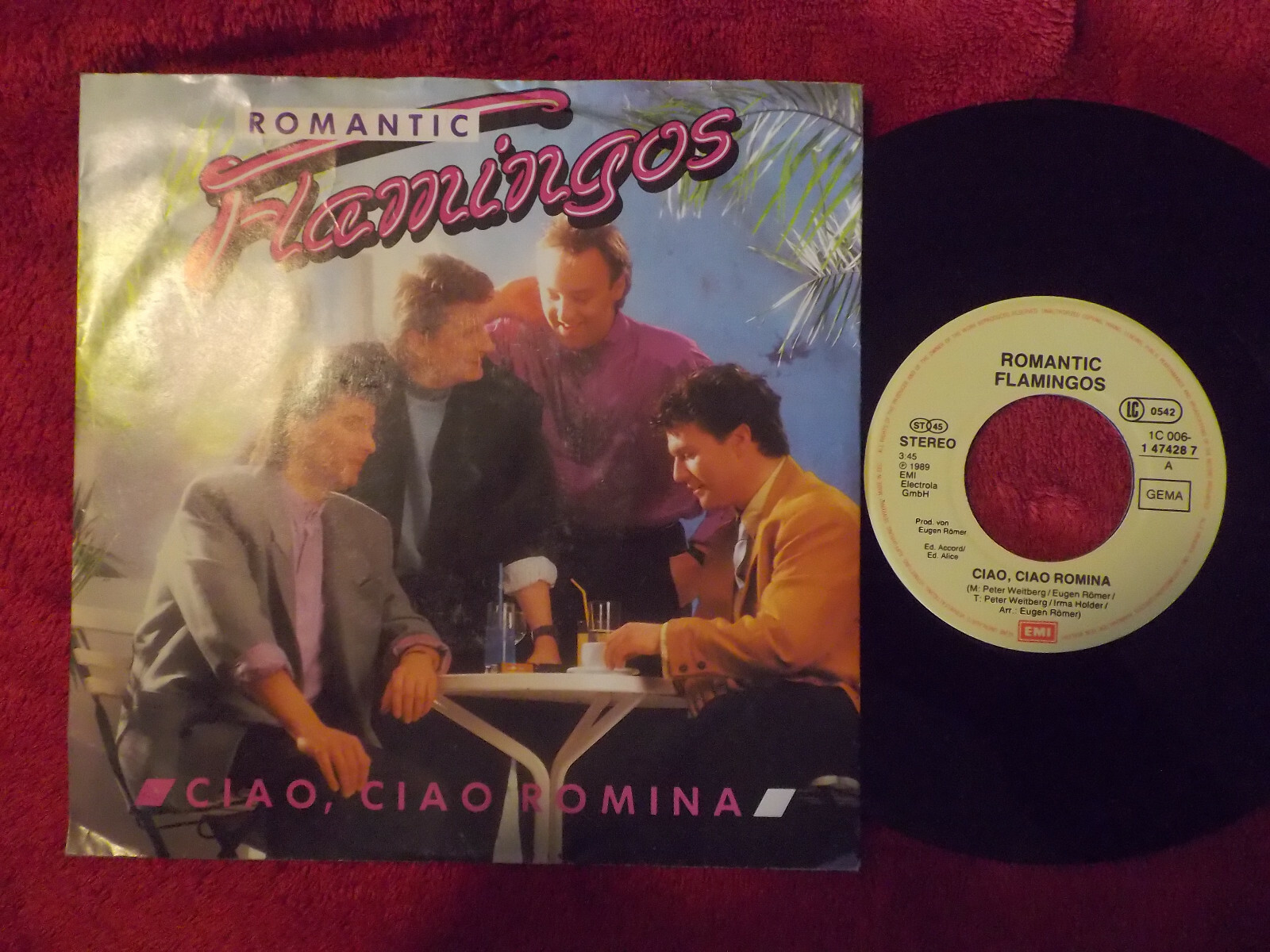 Romantic Flamingos – Ciao, ciao Romina / La Paloma Blanca (EMI, 1989)