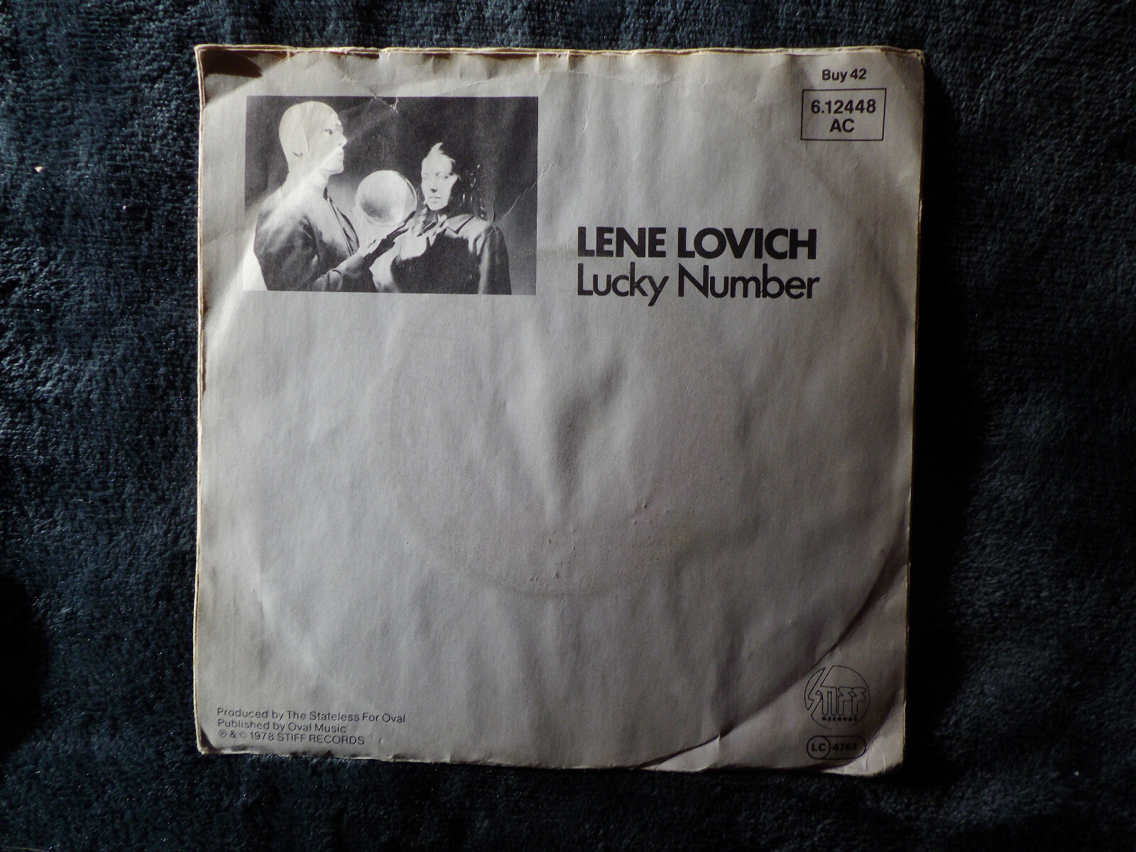 Lene Lovich – Lucky number / Home · Stiff Records · Single, 1978, Bild 2