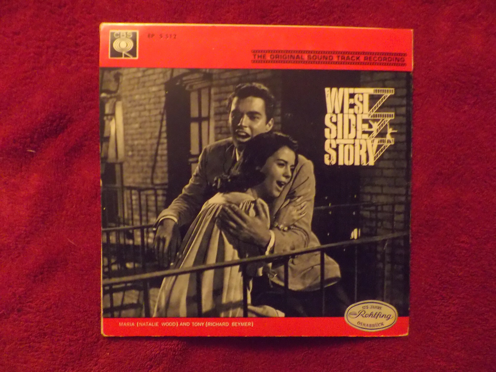 Leonard Bernstein – West Side Story 2 | CBS Records EP 5512, Bild 4