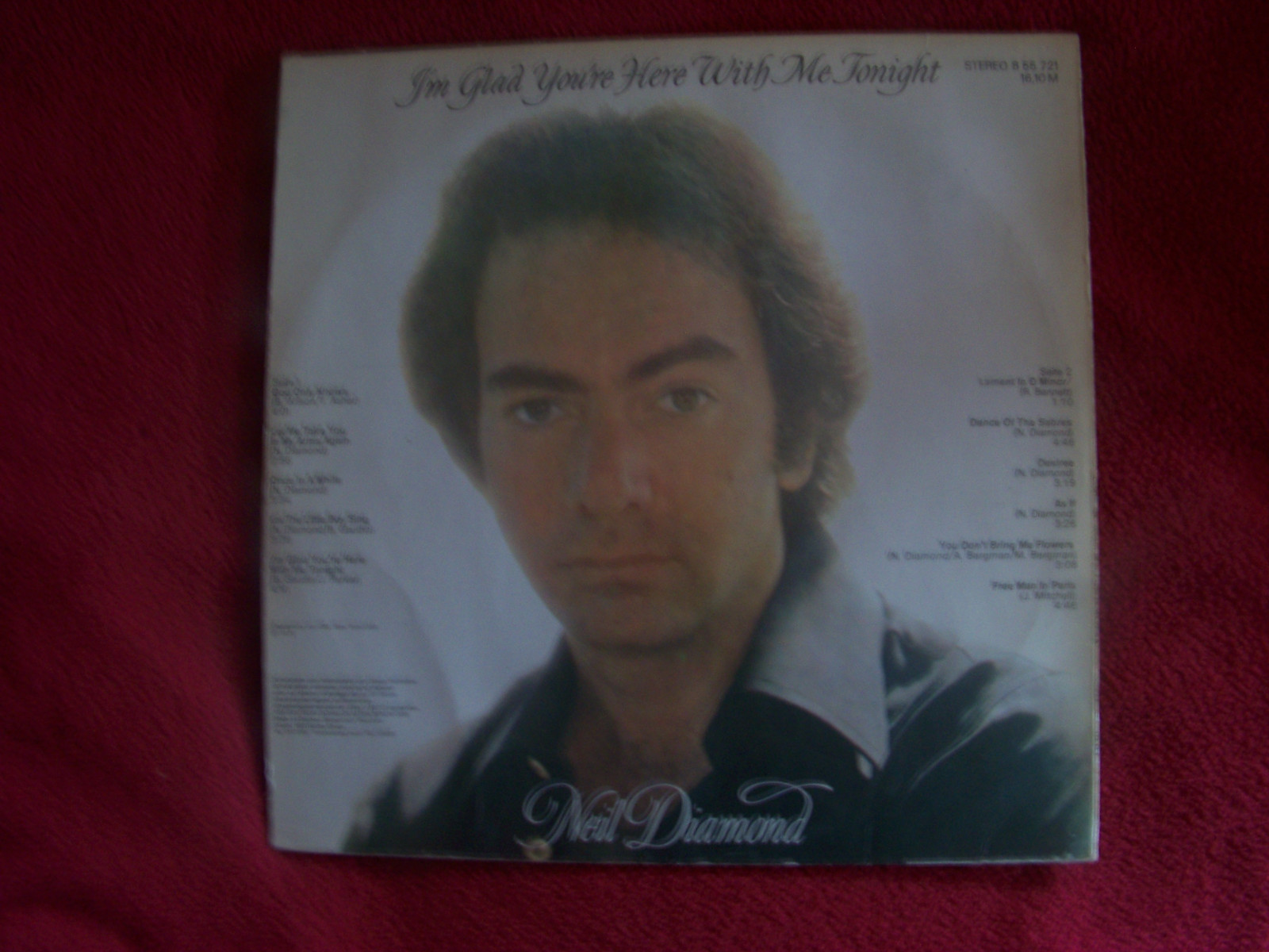 Neil Diamond – I´m glad you´re here with me tonight (Amiga LP, DDR 1980), Bild 2