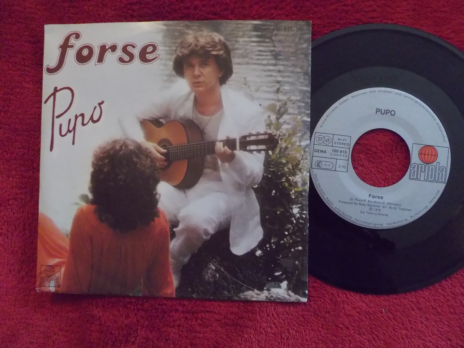 Pupo – Forse / Cercami ancora | Ariola 45er Single